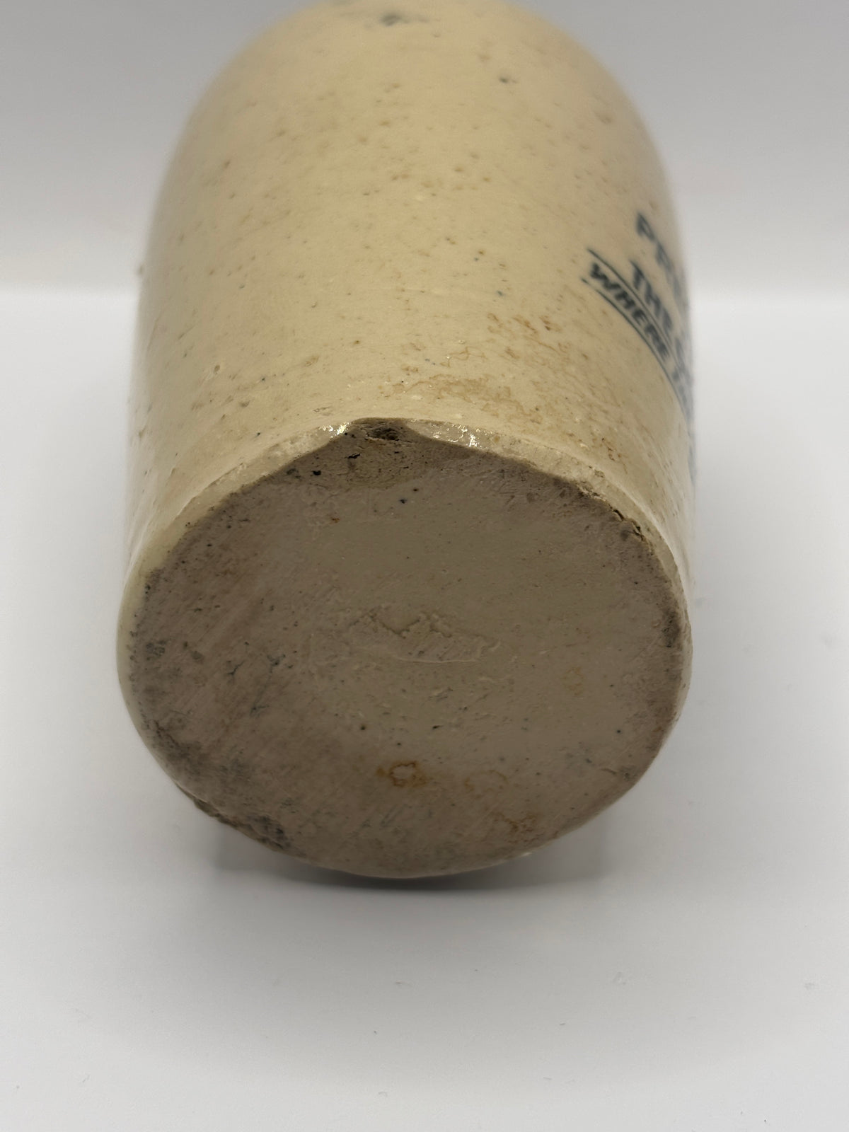 Old advertising cream pot, Galloway preserved cream, Stranraer
