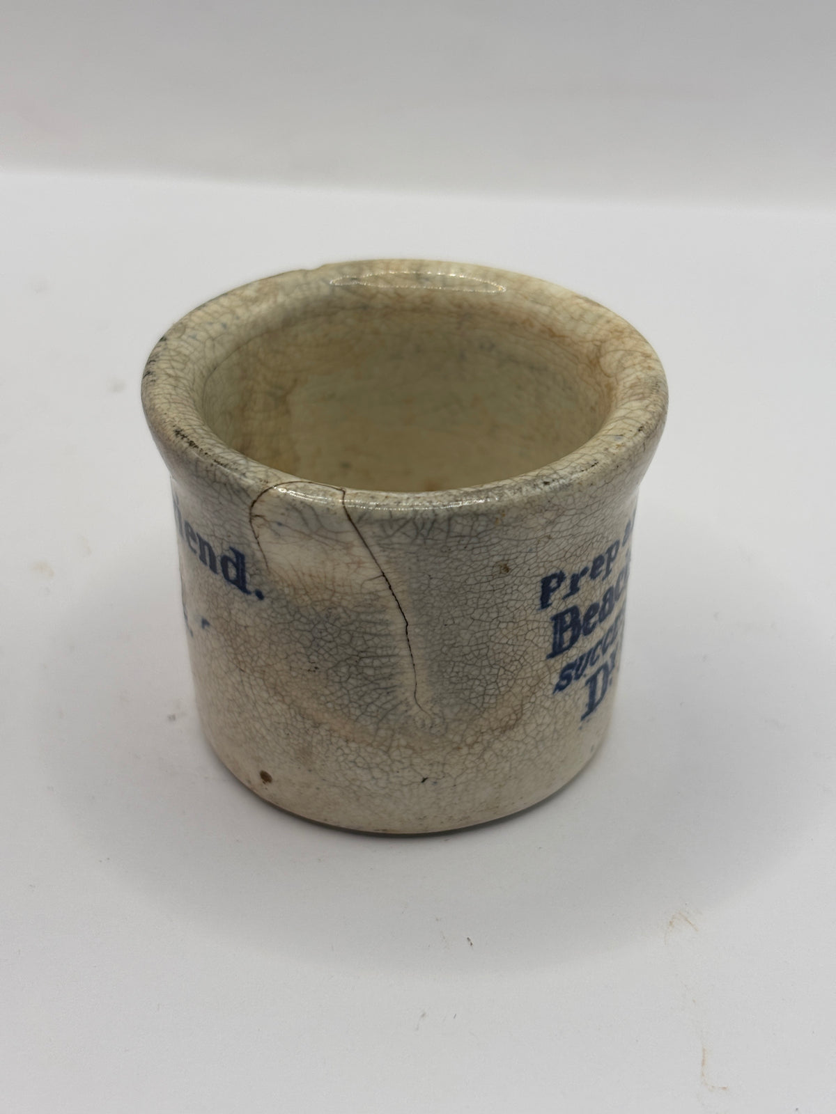 Old advertising ointment pot, Dr Roberts Poor mans friend