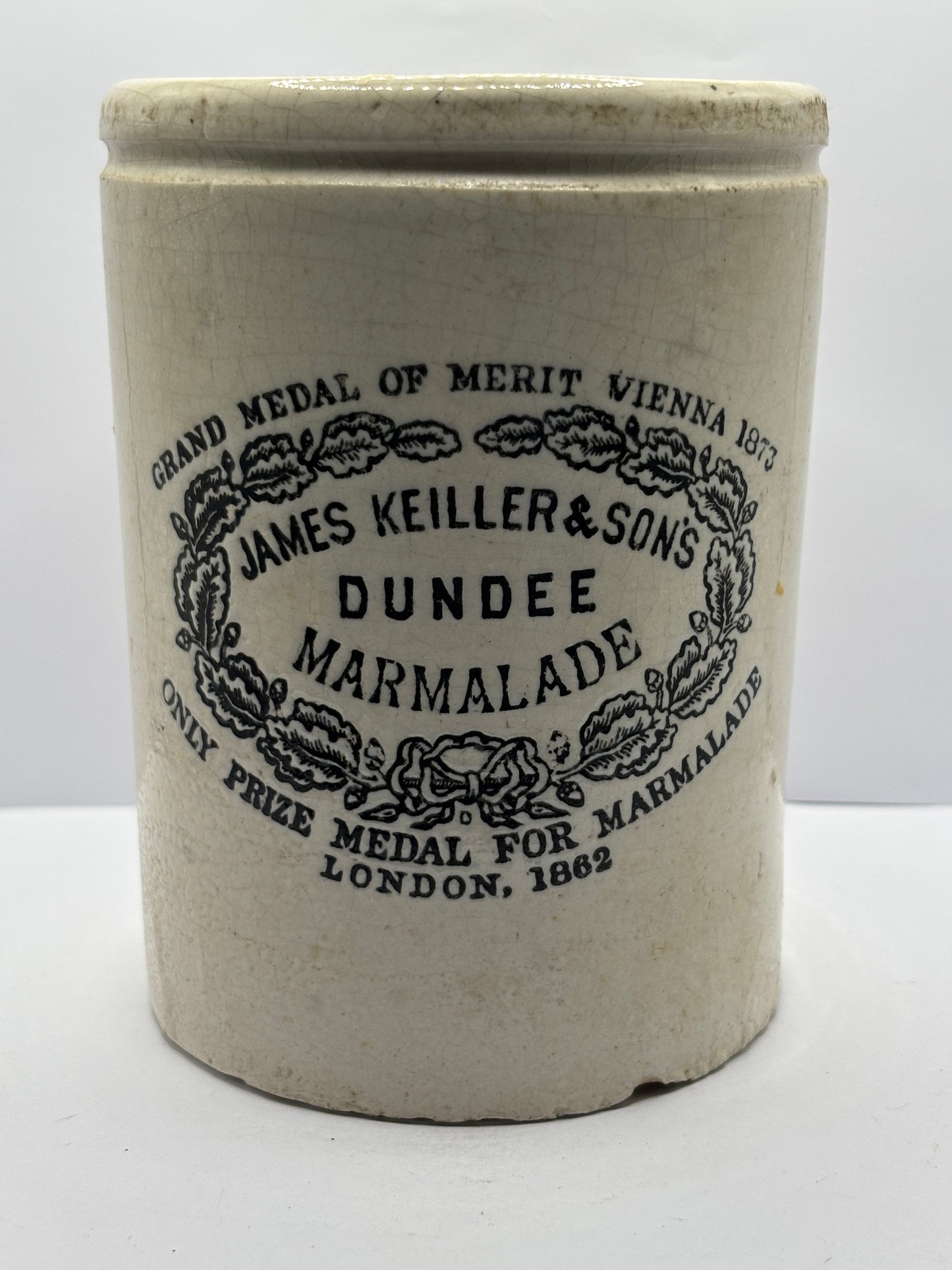 Old 2lb James Keiller Dundee marmalade jar