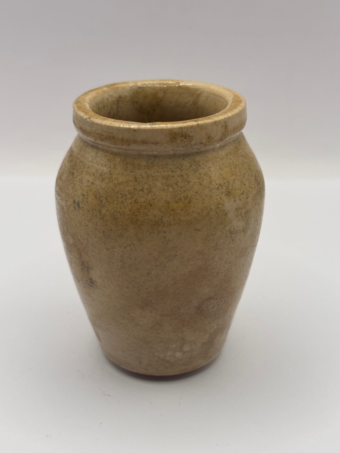 Old advertising cream pot, Harpurhey creamery Manchester 7cms