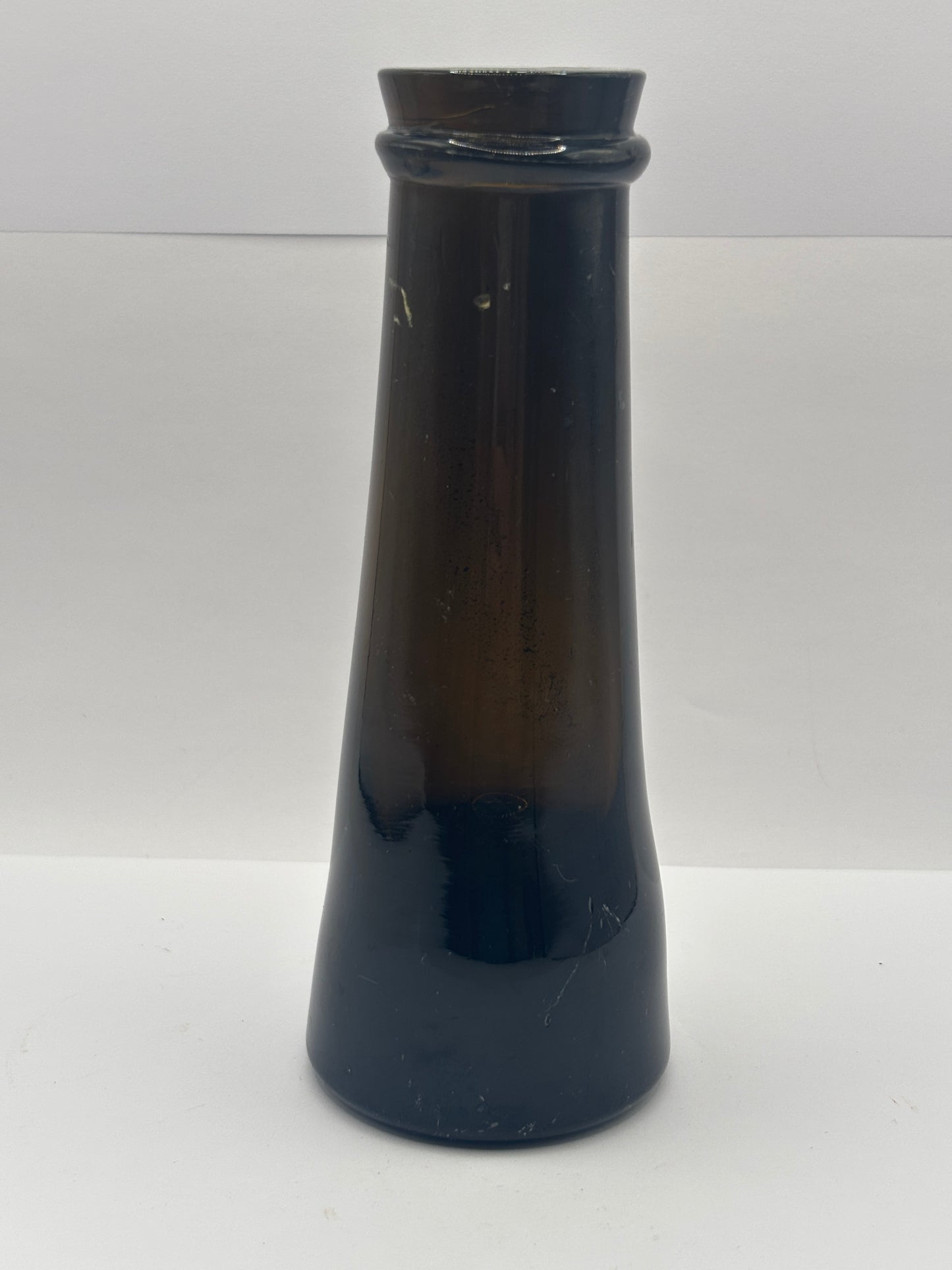 Old glass truffle jar