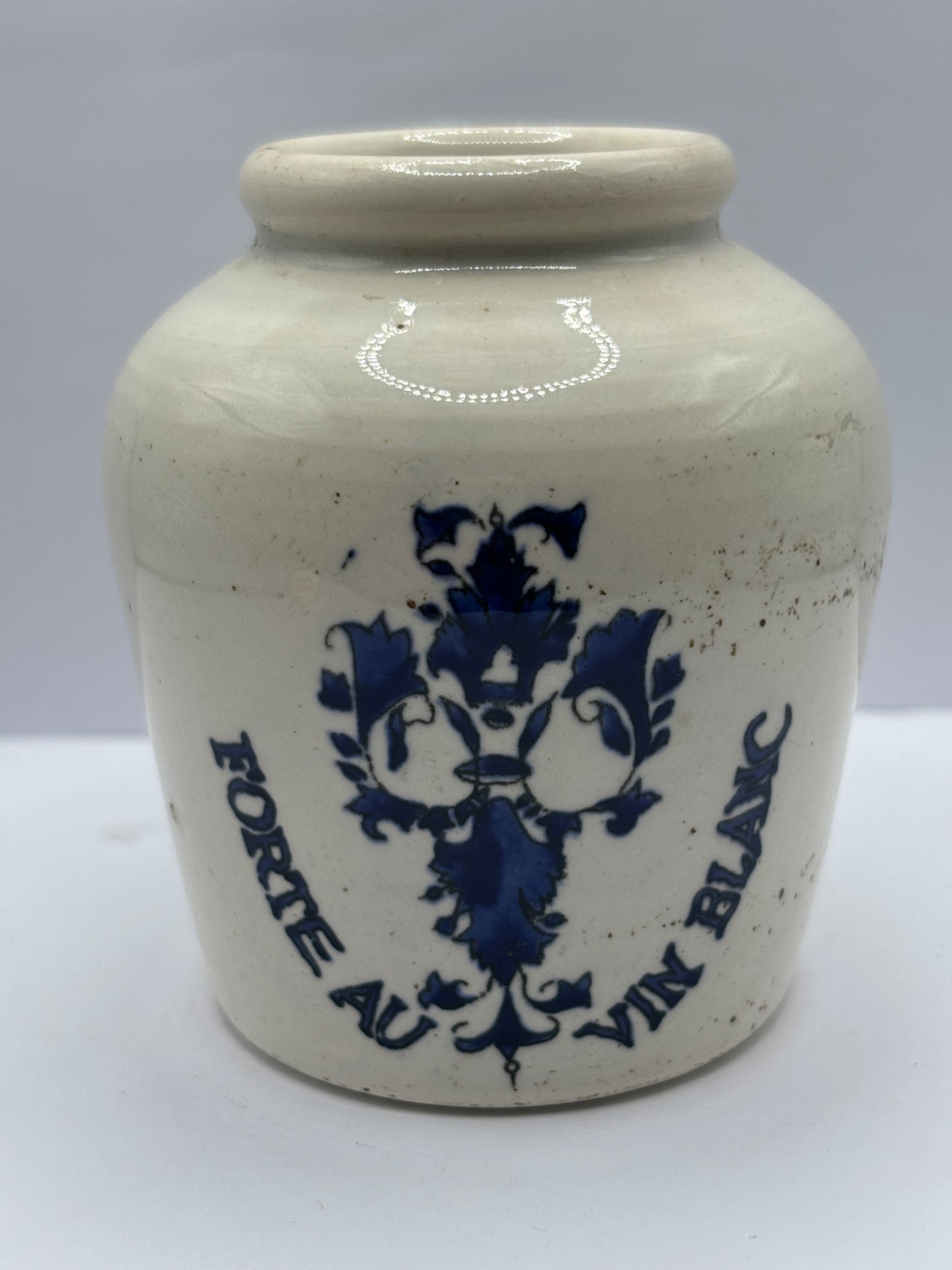 French mustard pot