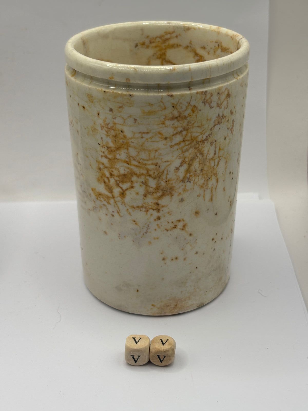 Old 1lb plain mailing marmalade pot (vv)