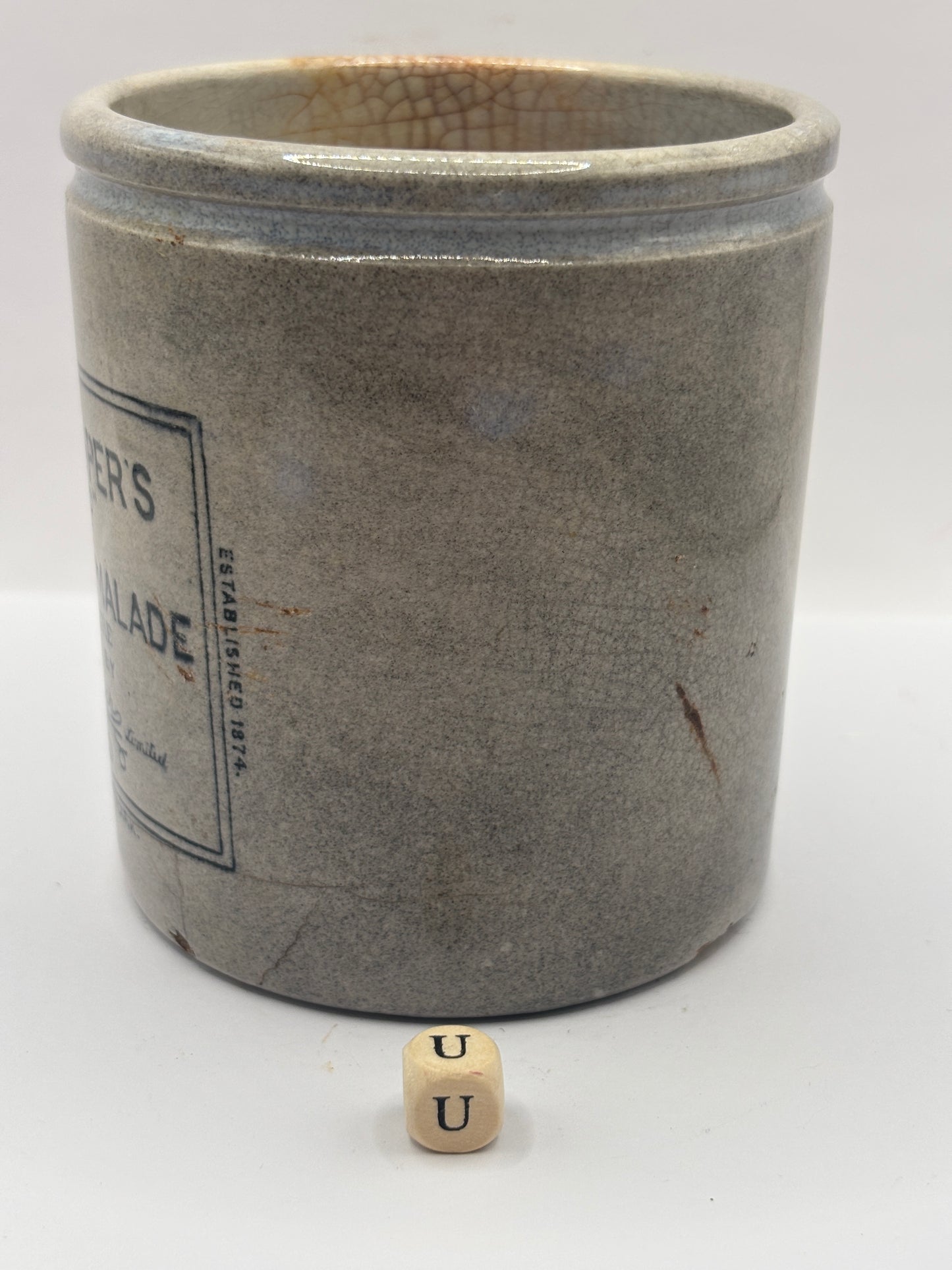 Old 1lb frank coopers marmalade jar (u)