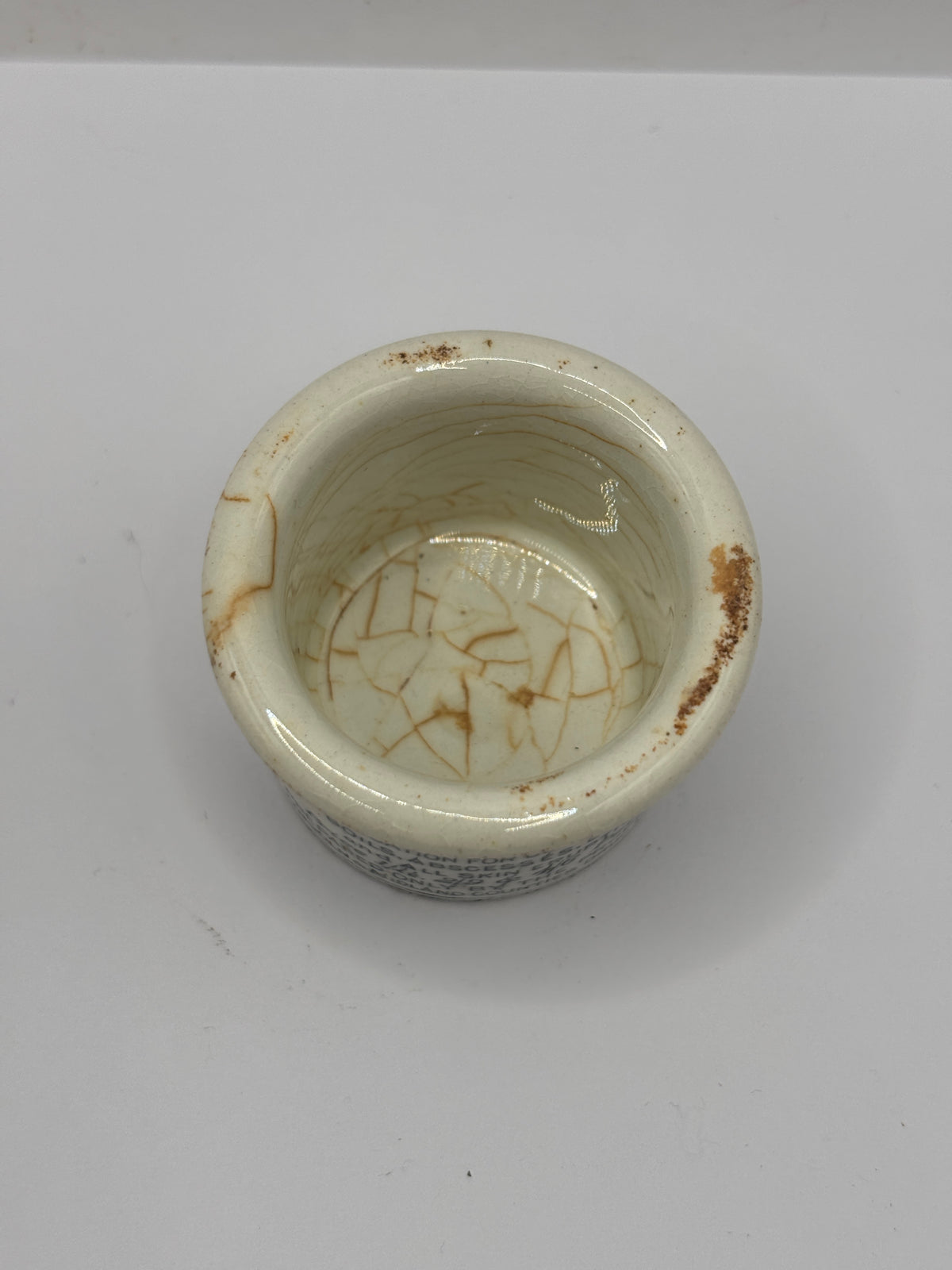 Old advertising ointment pot, clarkes miraculous salve ointment