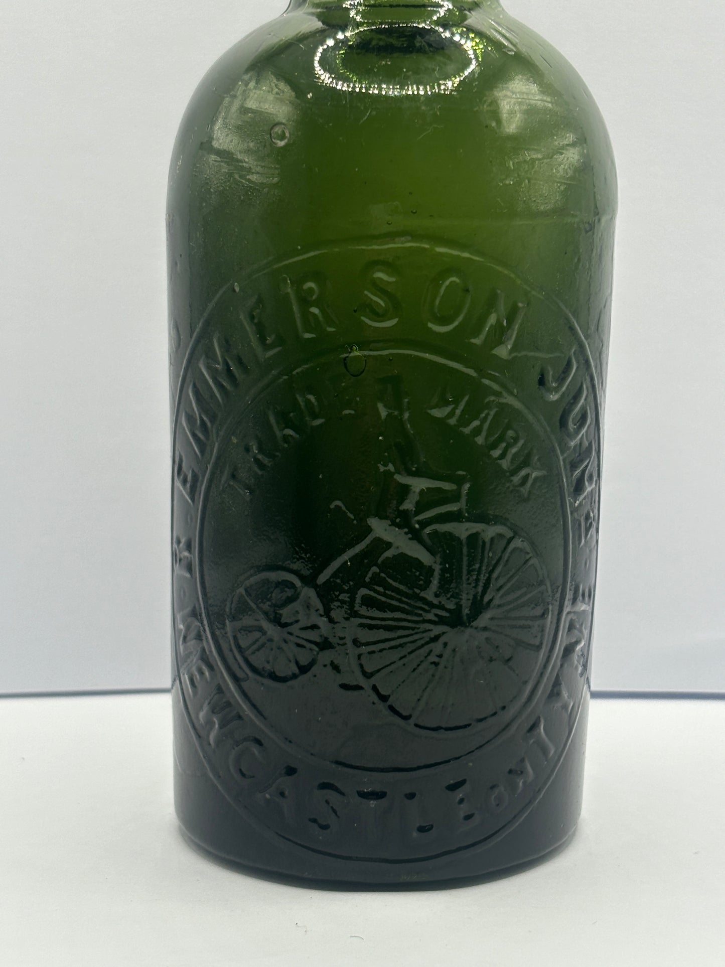 Old Newcastle On Tyne beer bottle, EMMERSON JUNR