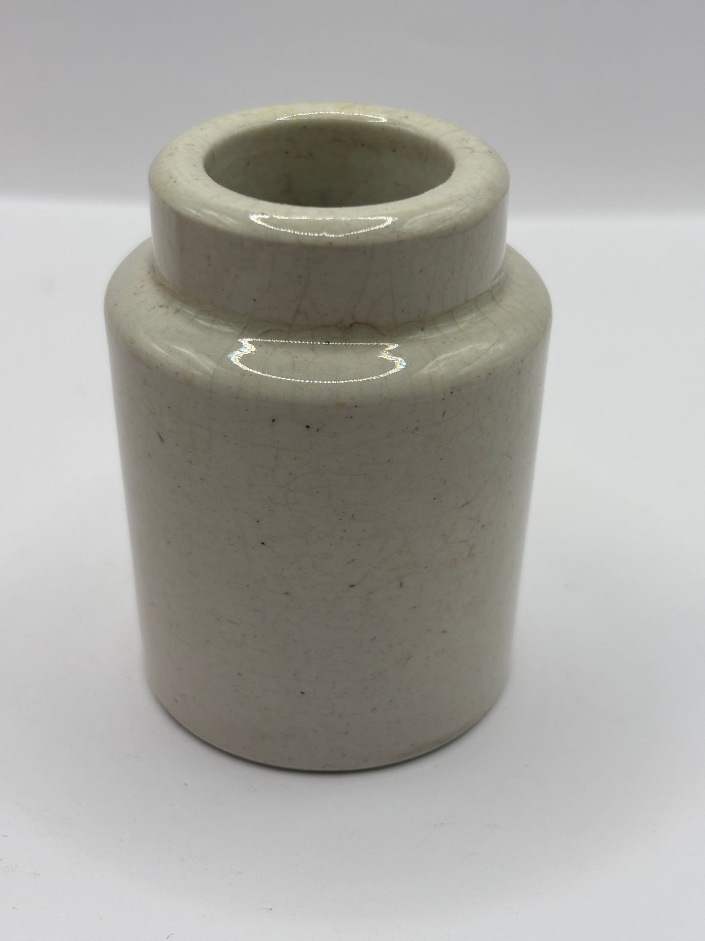 Old stoneware stoneware jar