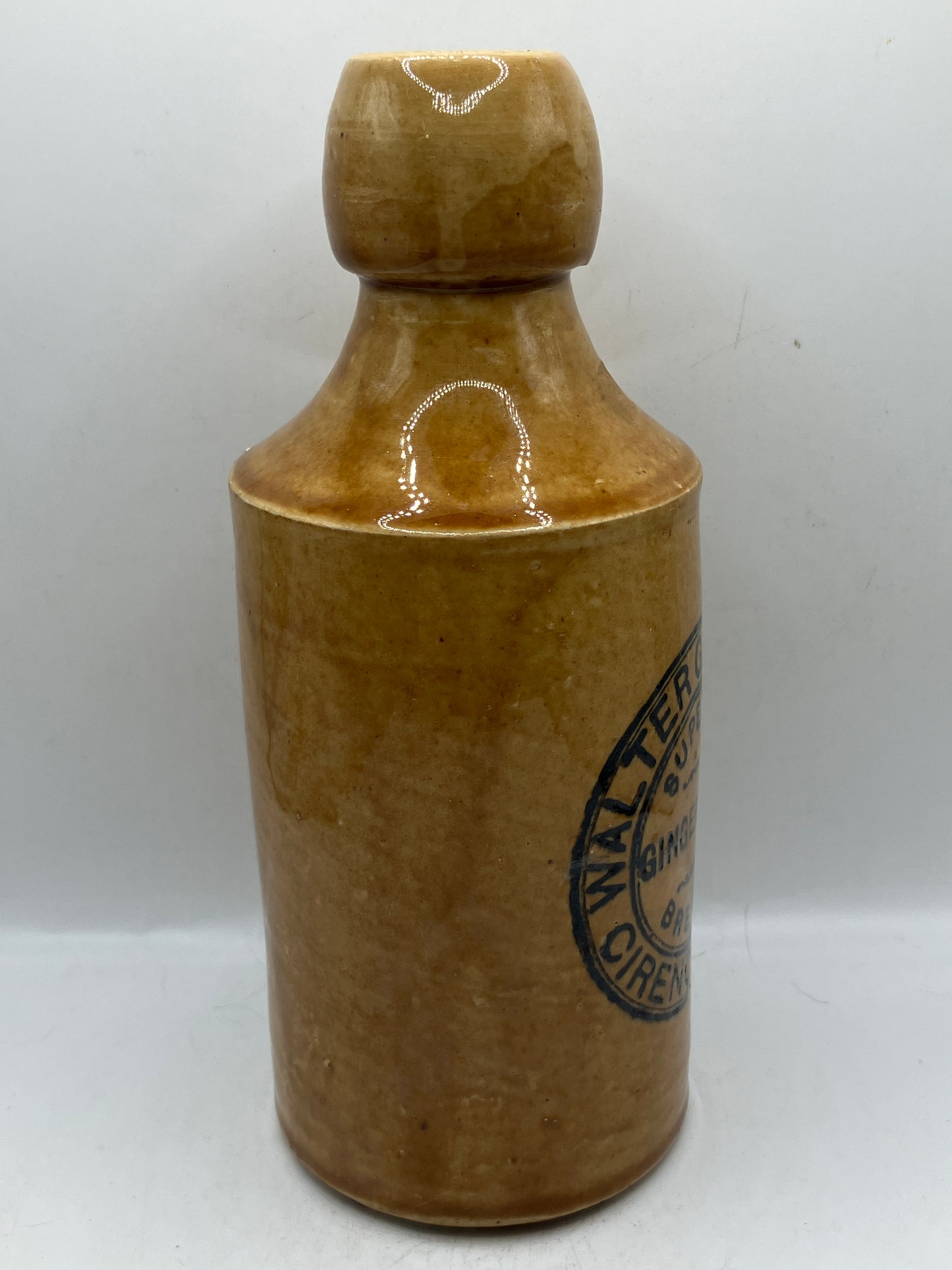 Stoneware ginger beer bottle, Cirencester