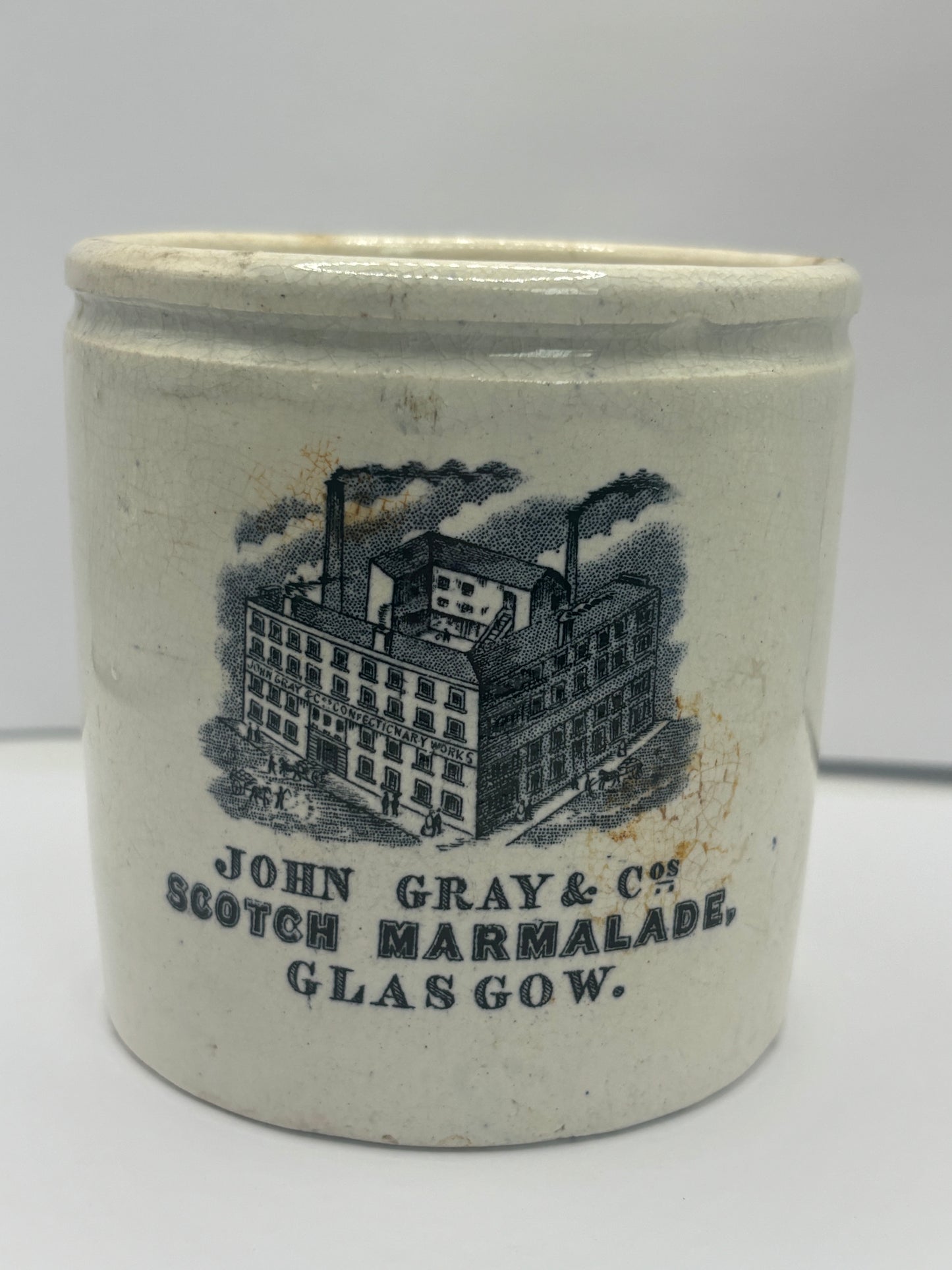 Rare John gray & sons scotch marmalade jar