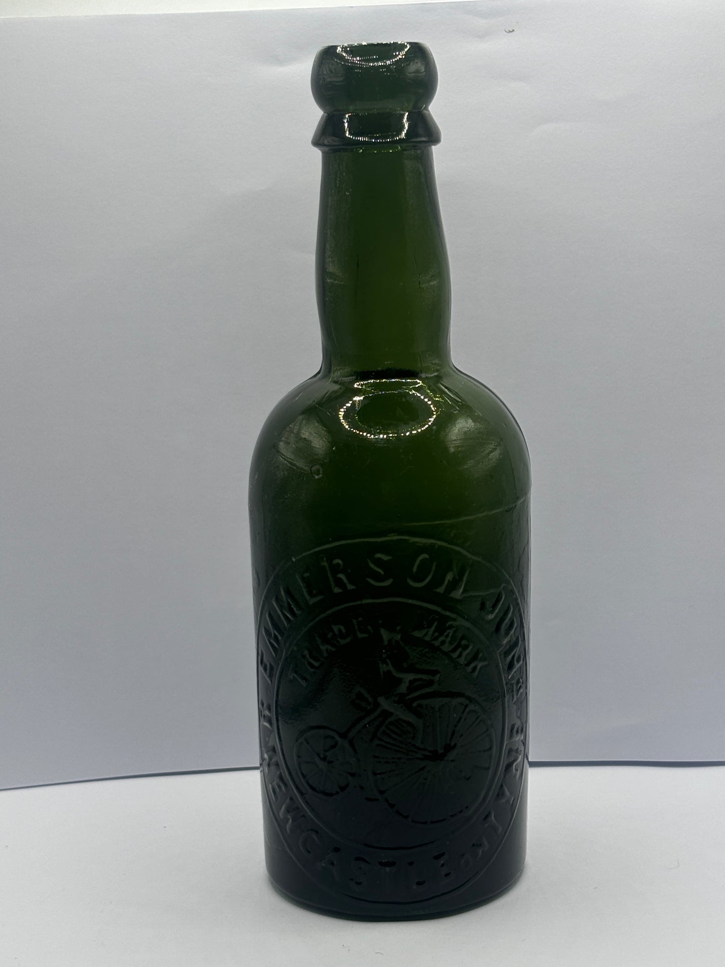 Old Newcastle On Tyne beer bottle, EMMERSON JUNR