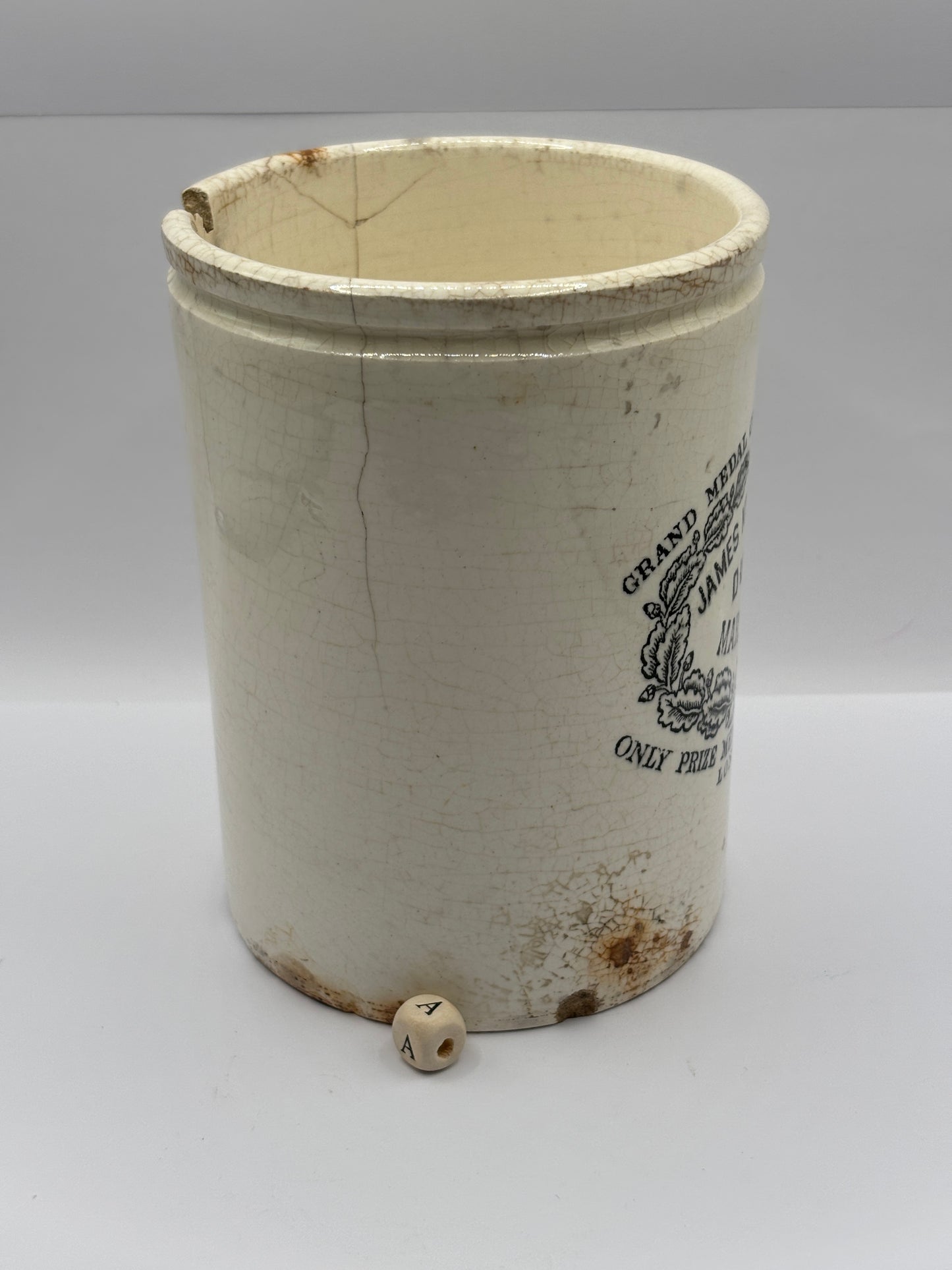 Old 2lb James Keiller dundee marmalade jar (a)