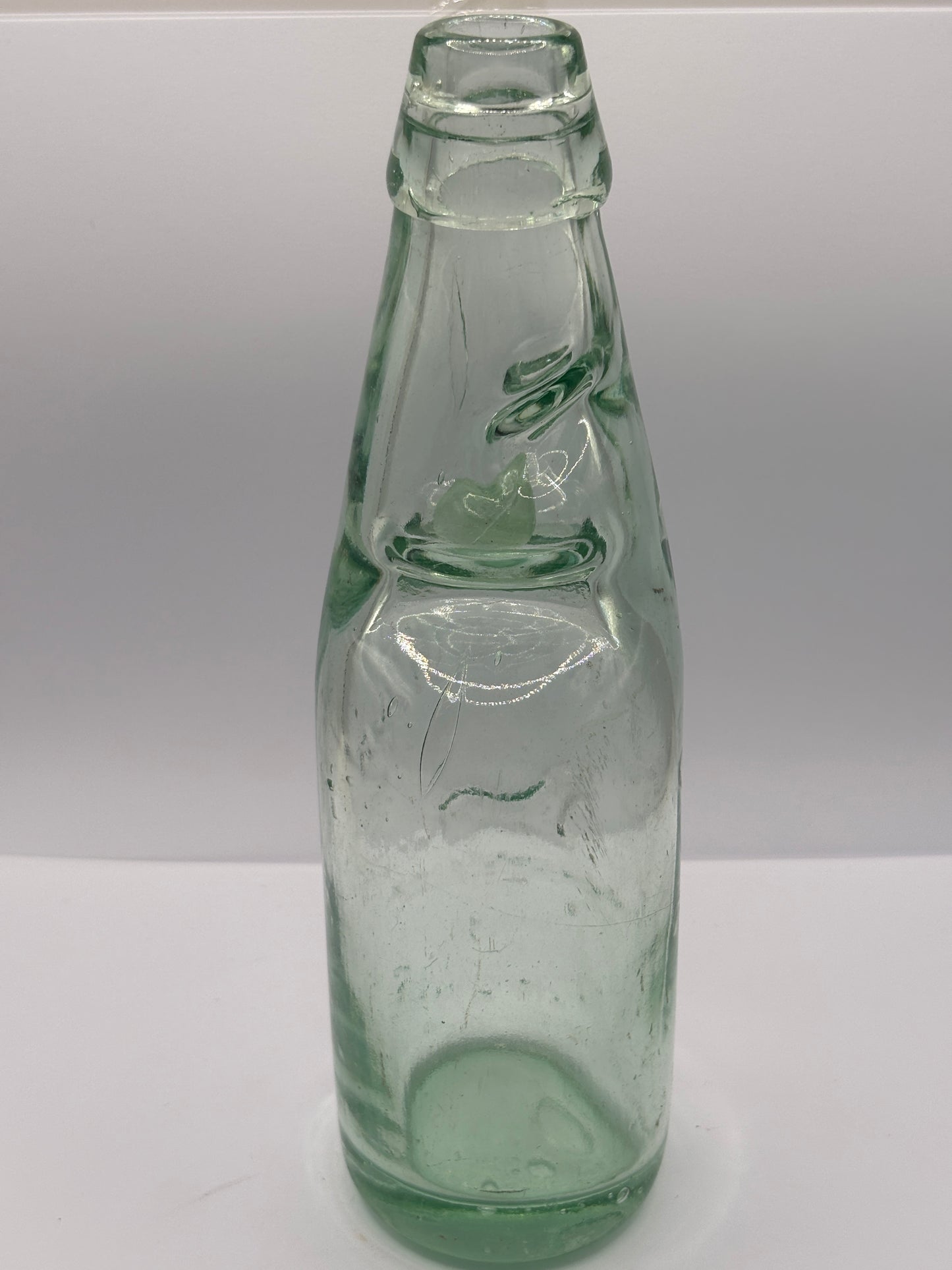 Old pictorial Rochdale codd bottle. Marble bottle