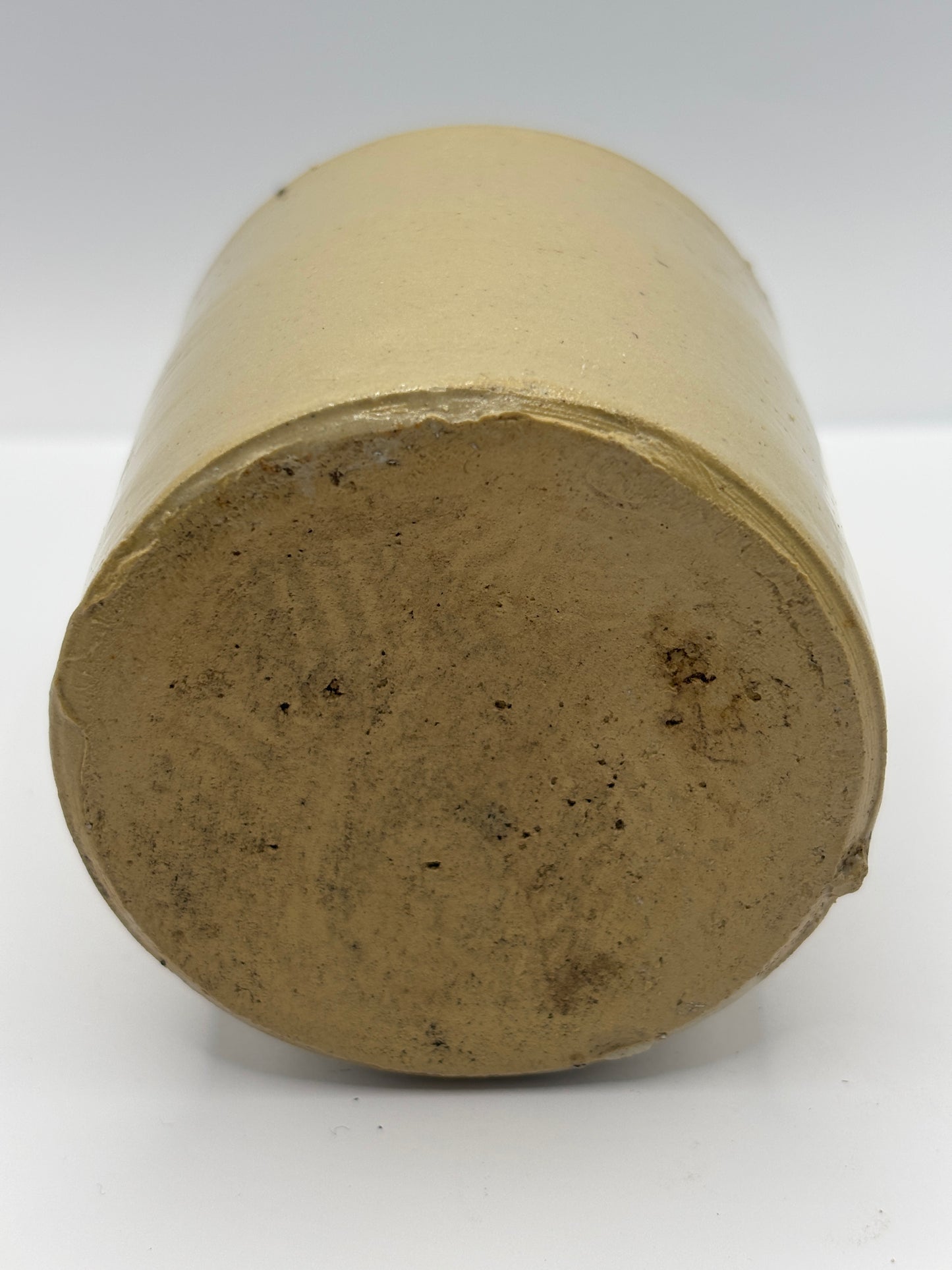 Old plain stoneware jar