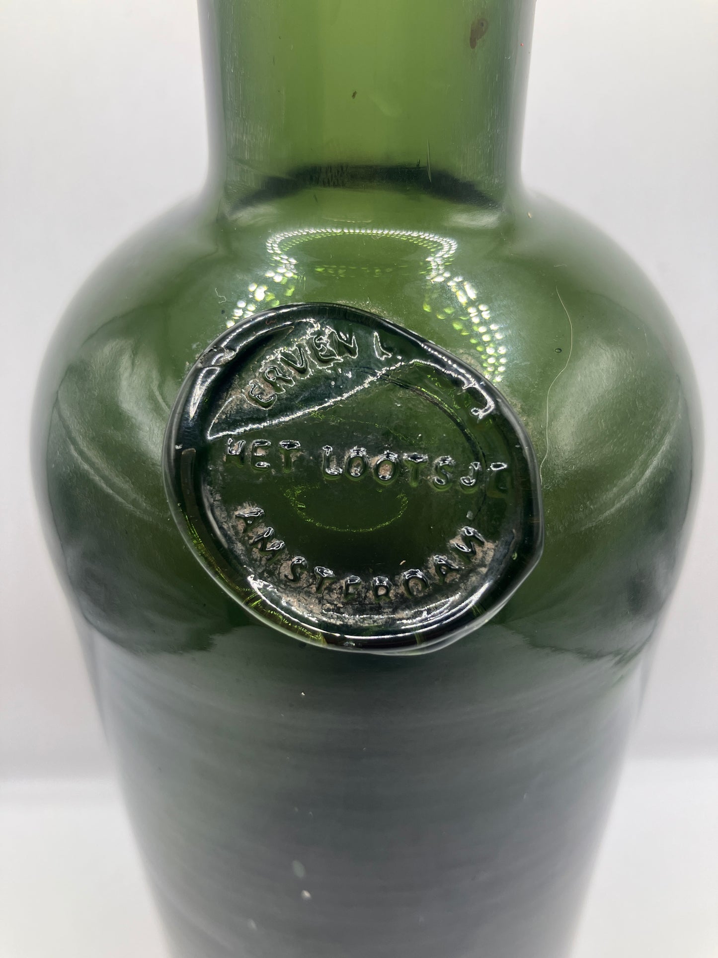 Early 1890s wine bottle with seal on