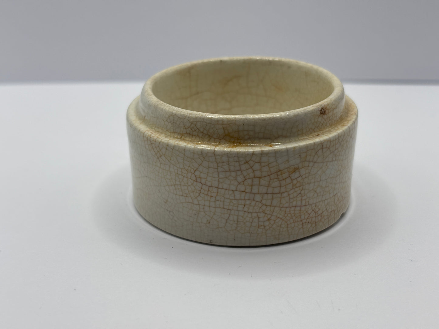 Old Duncan Flockhart advertising chemist base, stained & crazed