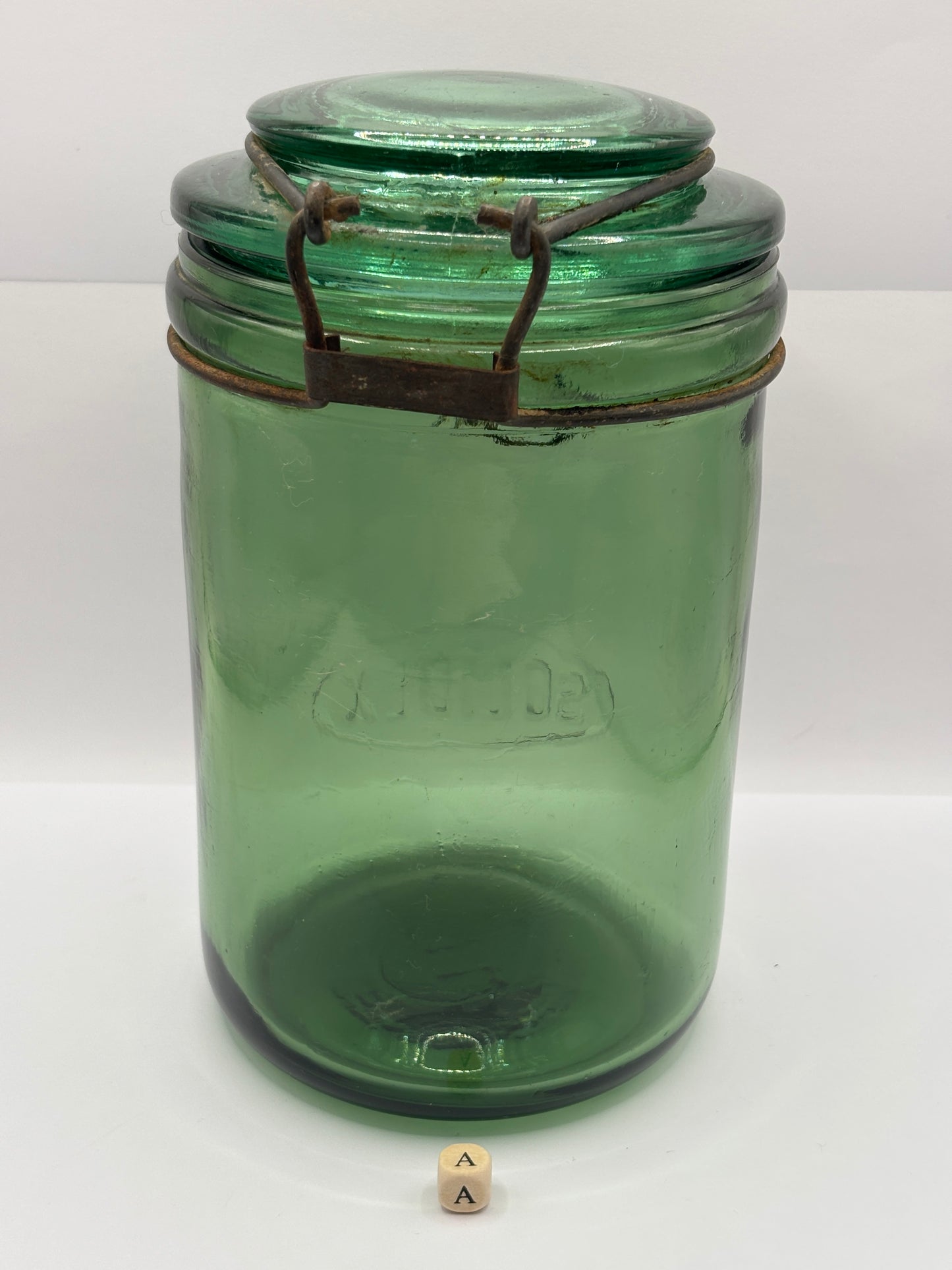 Vintage french canning jar, Solidex (a)