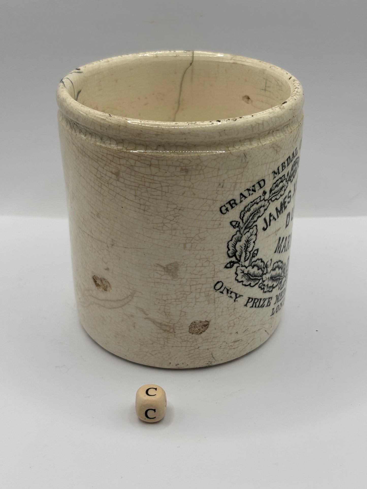 Old 1lb James Keiller dundee marmalade jar (C)