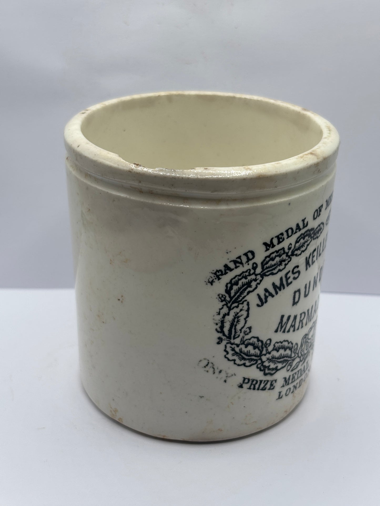 Old 1lb James Keiller dundee marmalade jar
