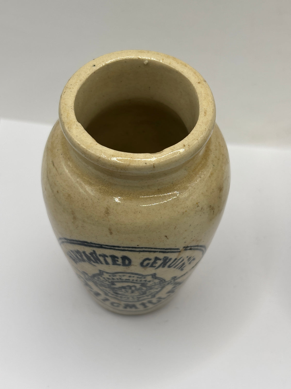 Old advertising cream pot, Craigmillar creamery company