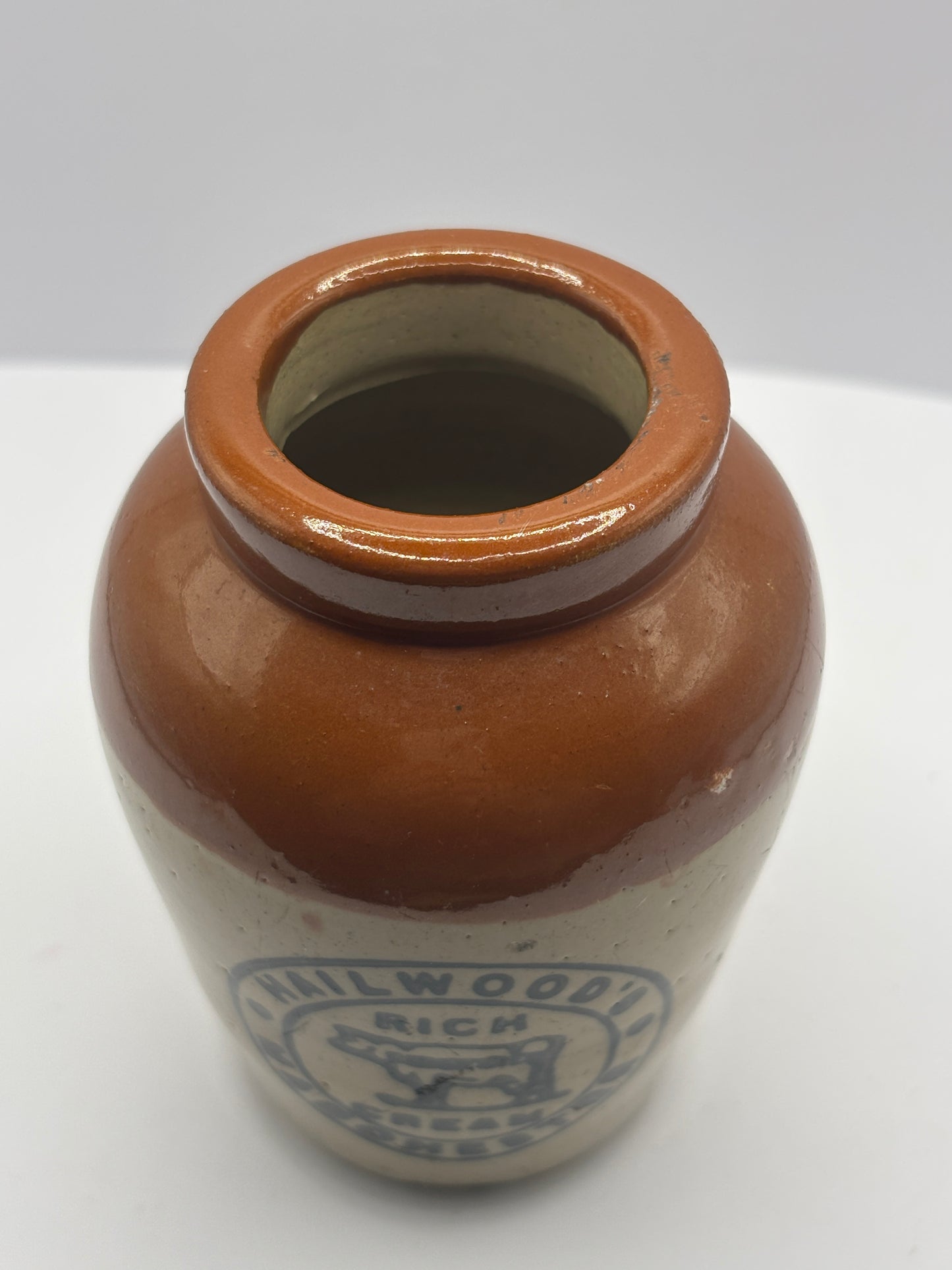 Old Manchester cream pot, Hailwoods rich cream