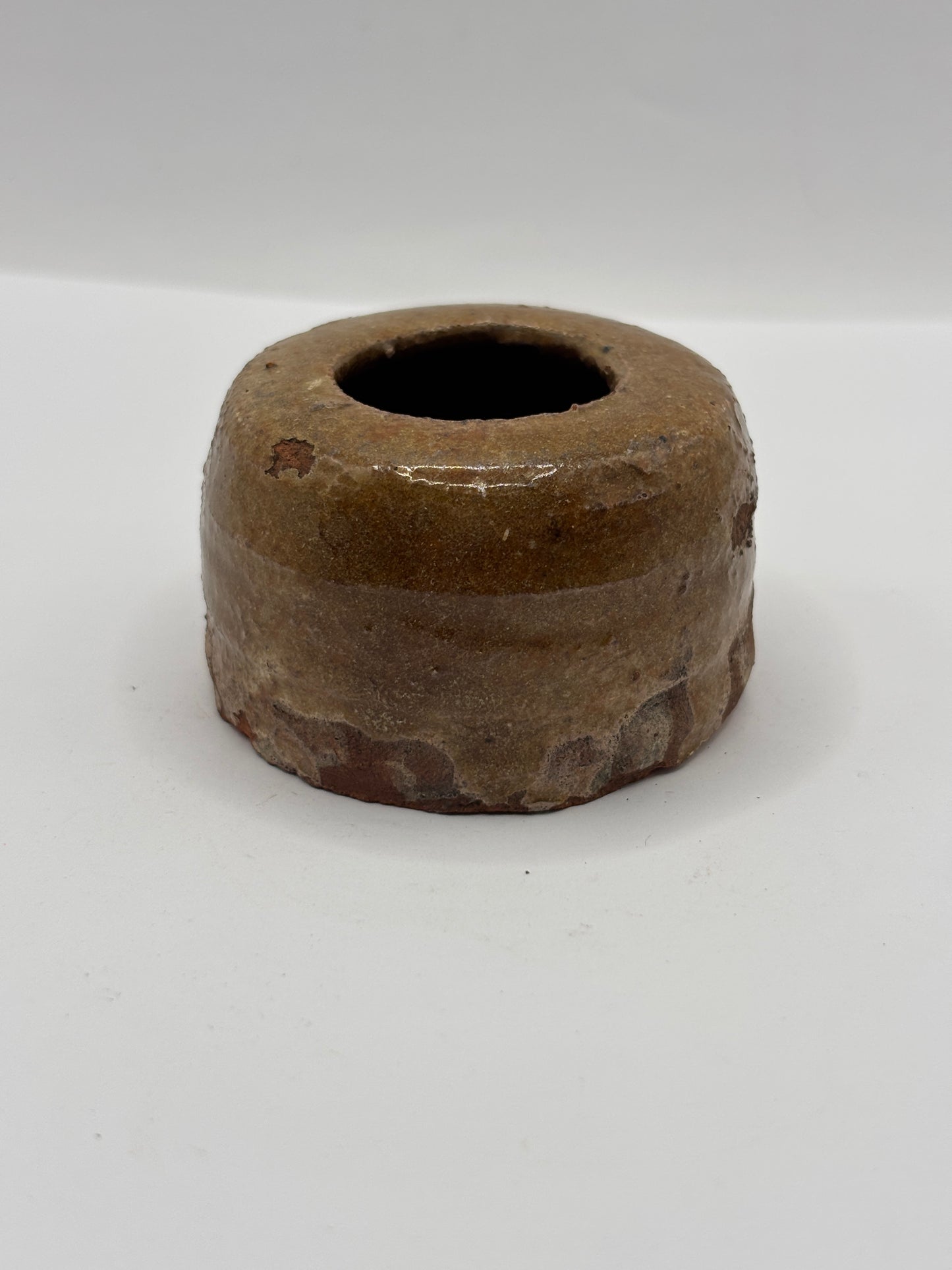 Early small salt glaze dish