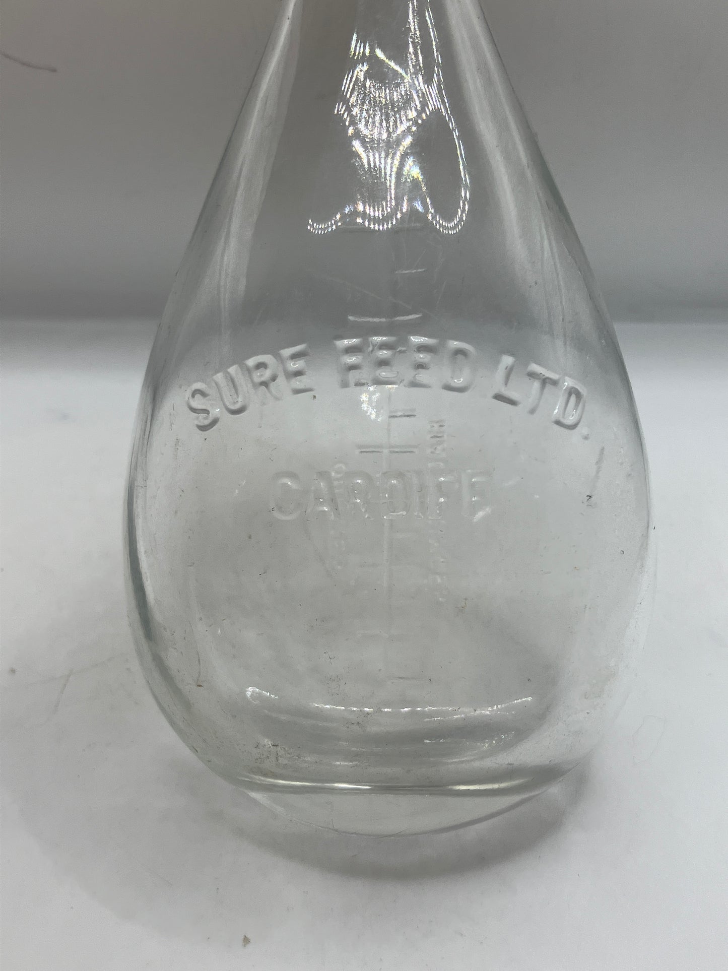 Sure feed Ltd Cardiff, glass baby feeder