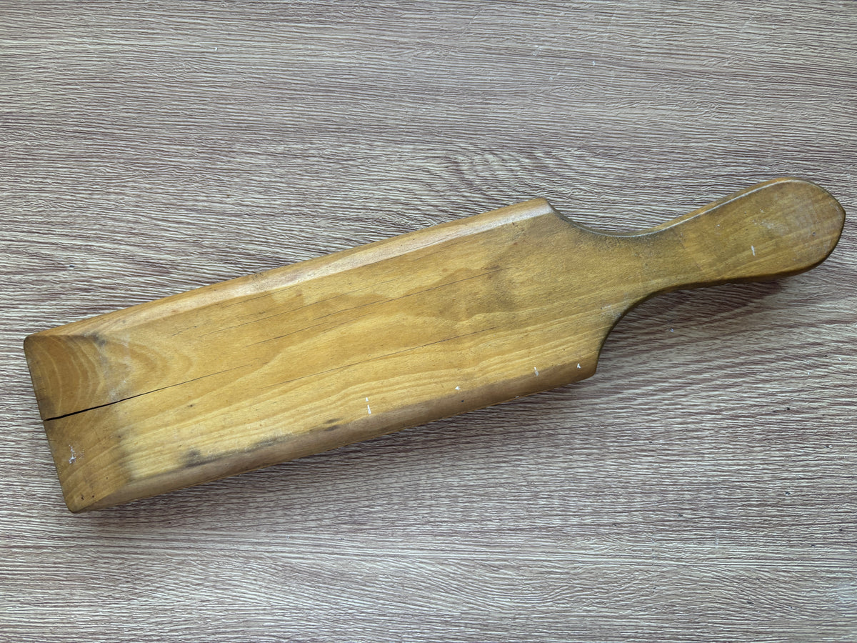 Old XL wooden butter pats