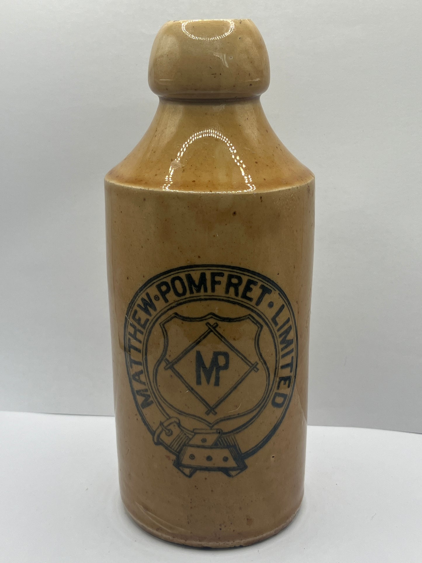 Stoneware ginger beer bottle, Matthew pomfret ltd