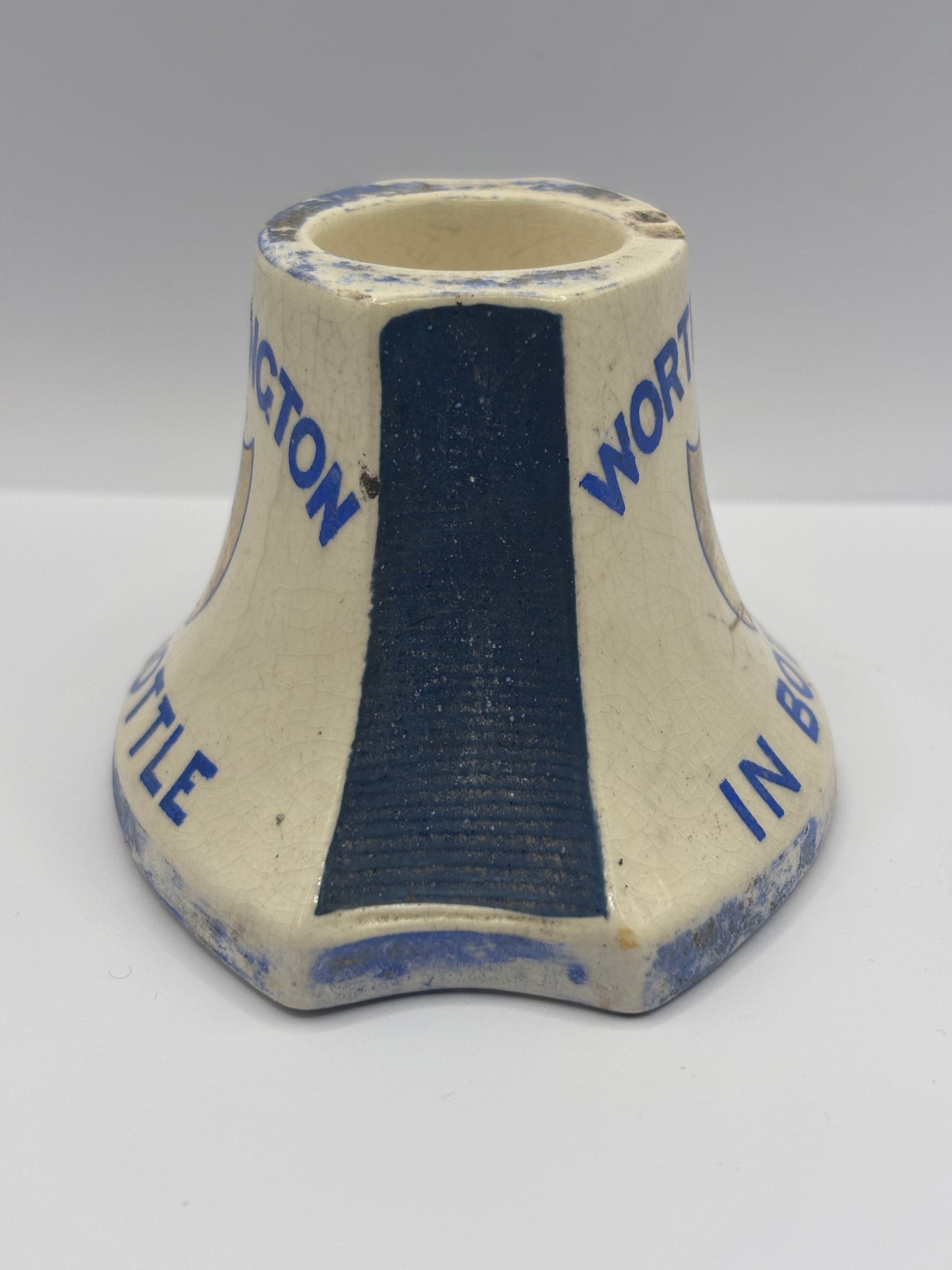 Old worthington advertising match striker, damaged