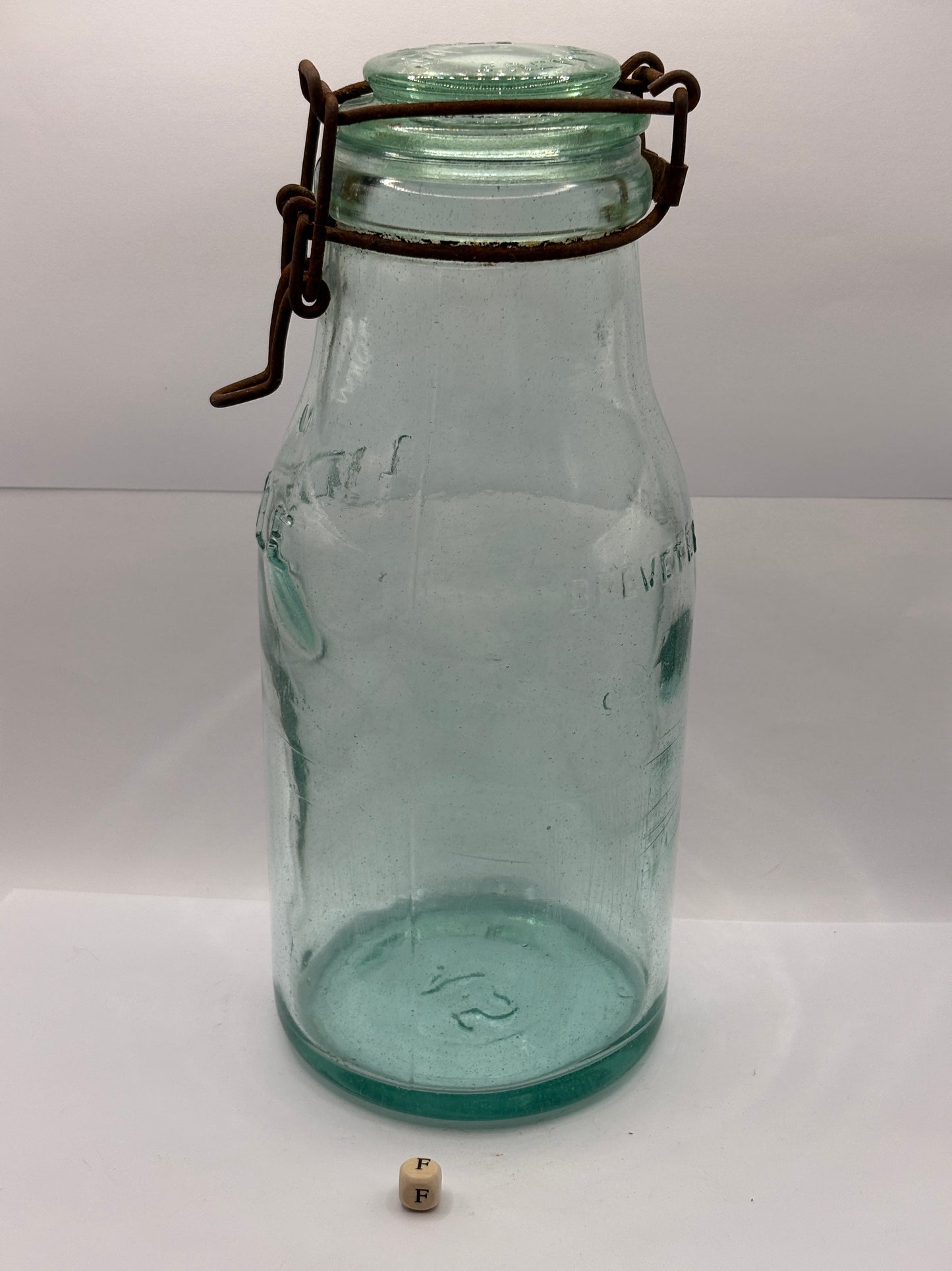 Vintage XL french canning jar, L’ideale (F)