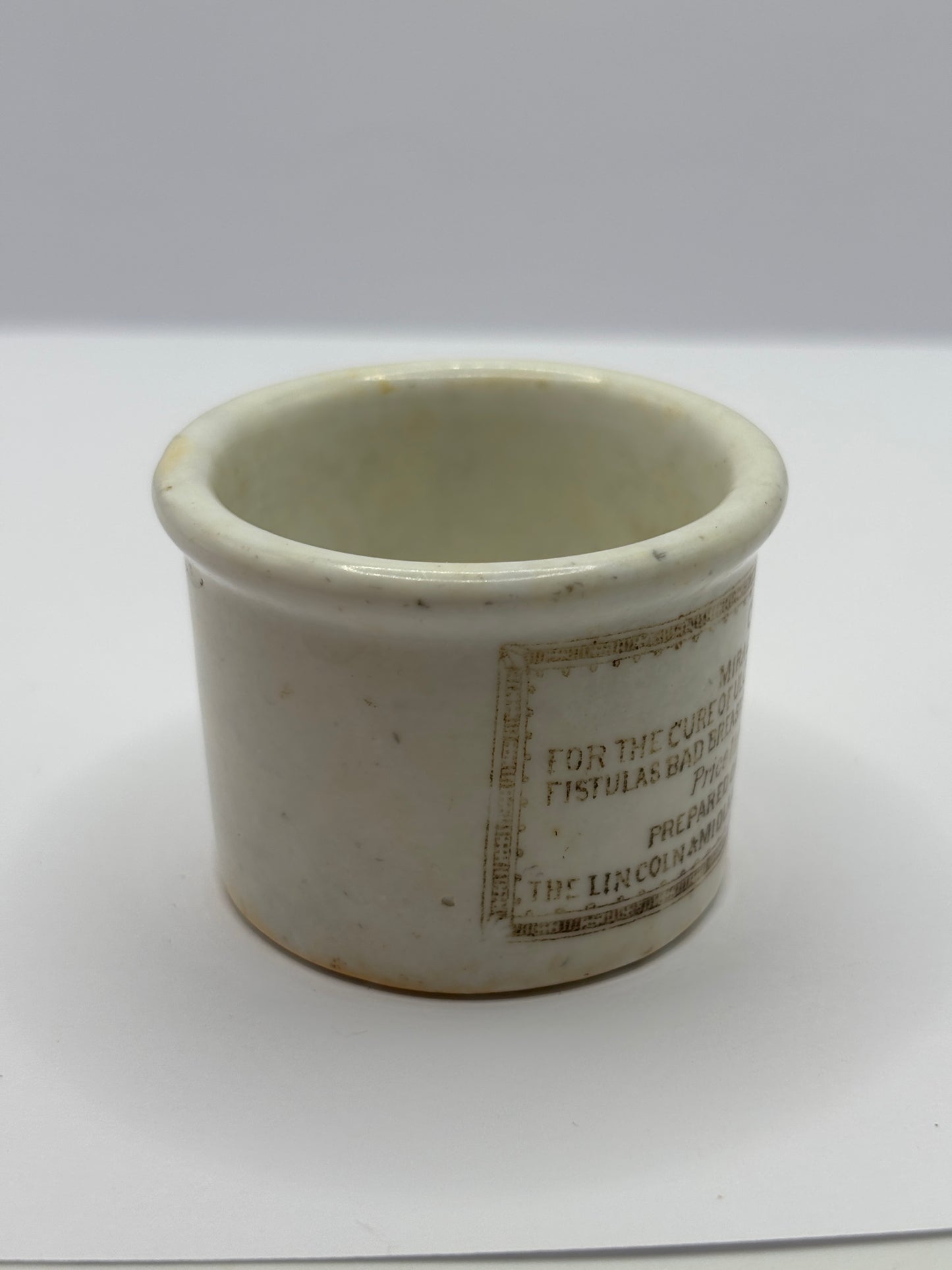 Old Clarke’s miraculous salve ointment pot