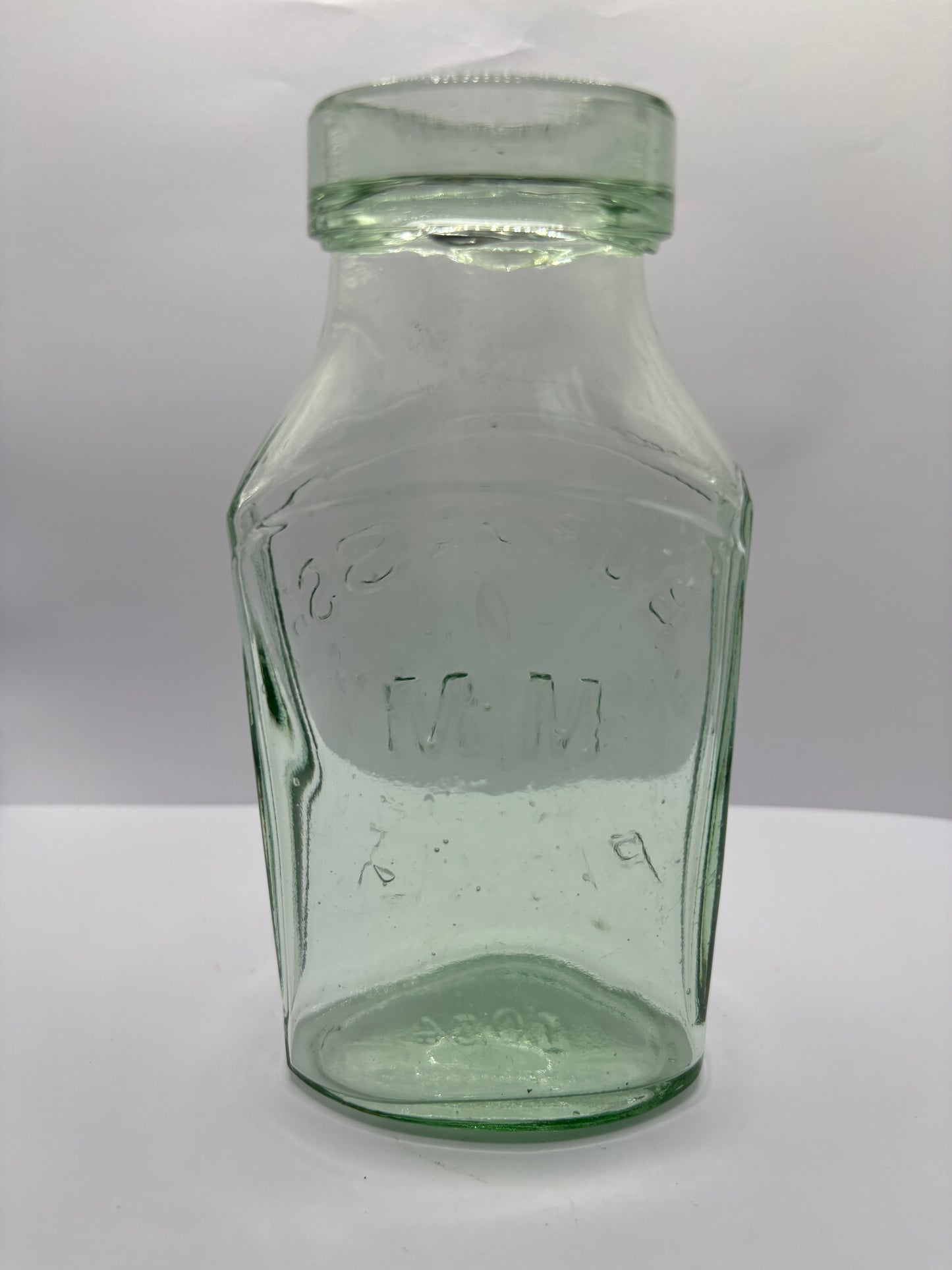 Burgess “MM” pickle jar