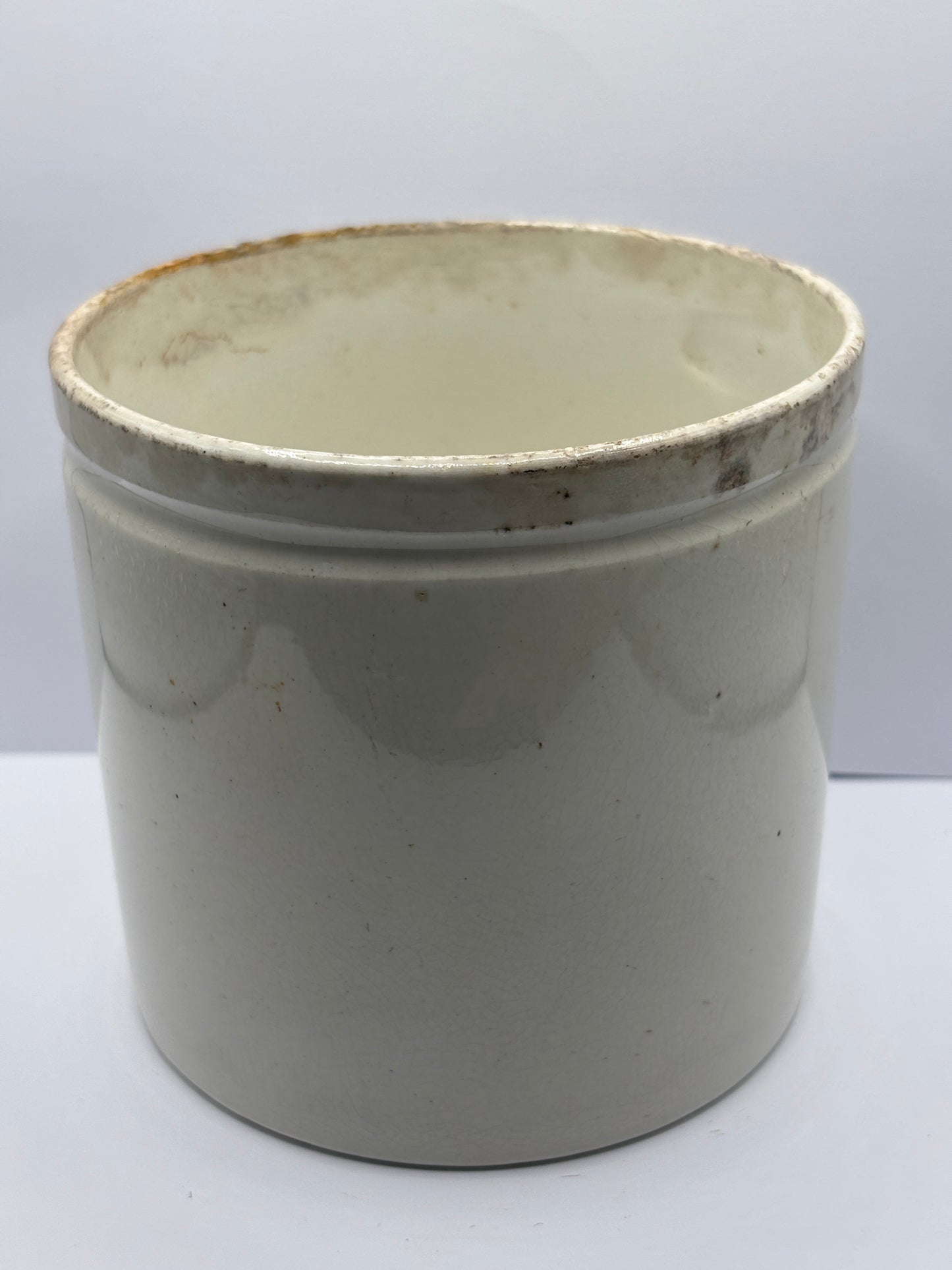 Old 2lb ironstone jar