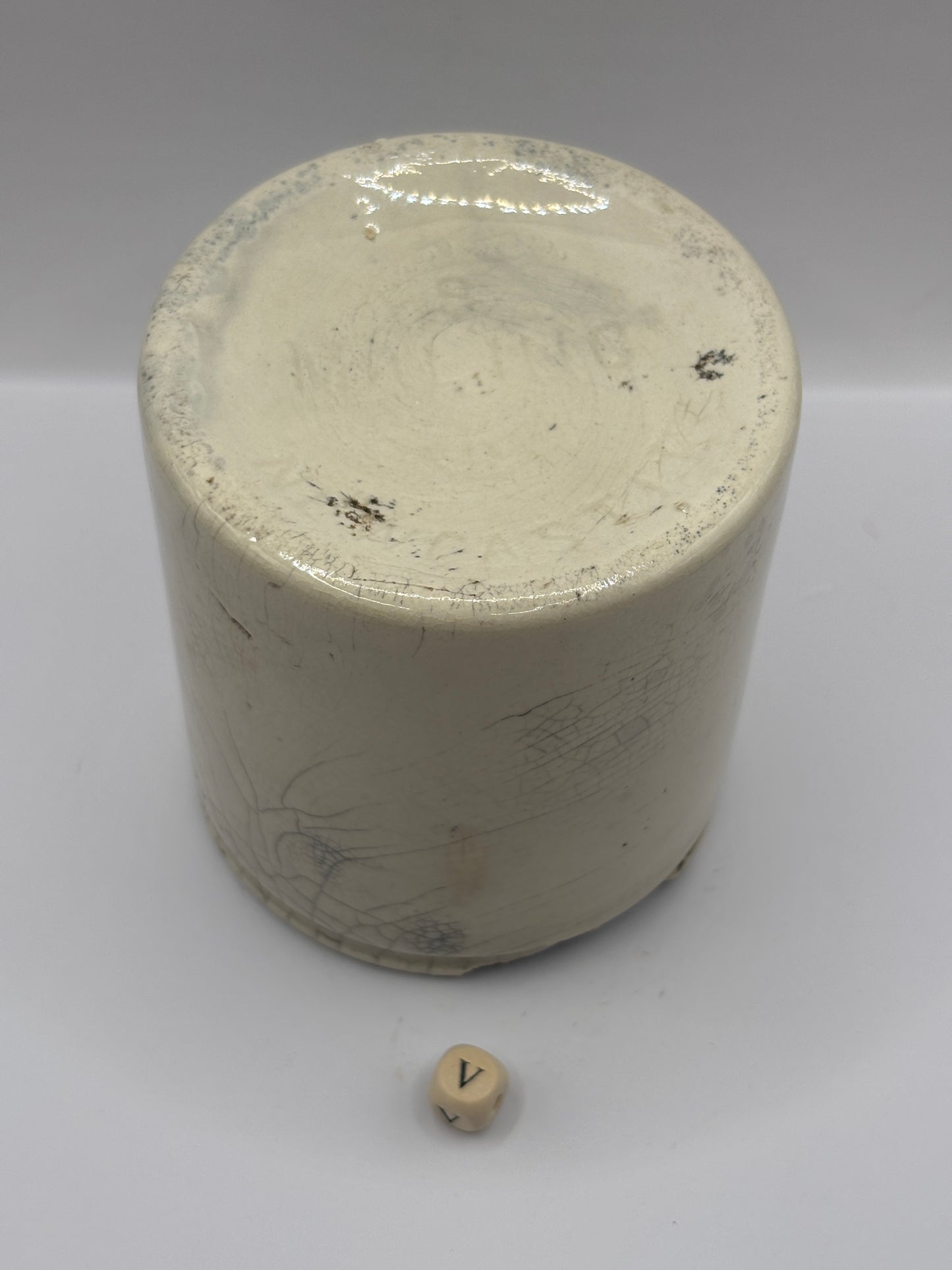 Old 1lb frank coopers marmalade jar.  Damaged (v)