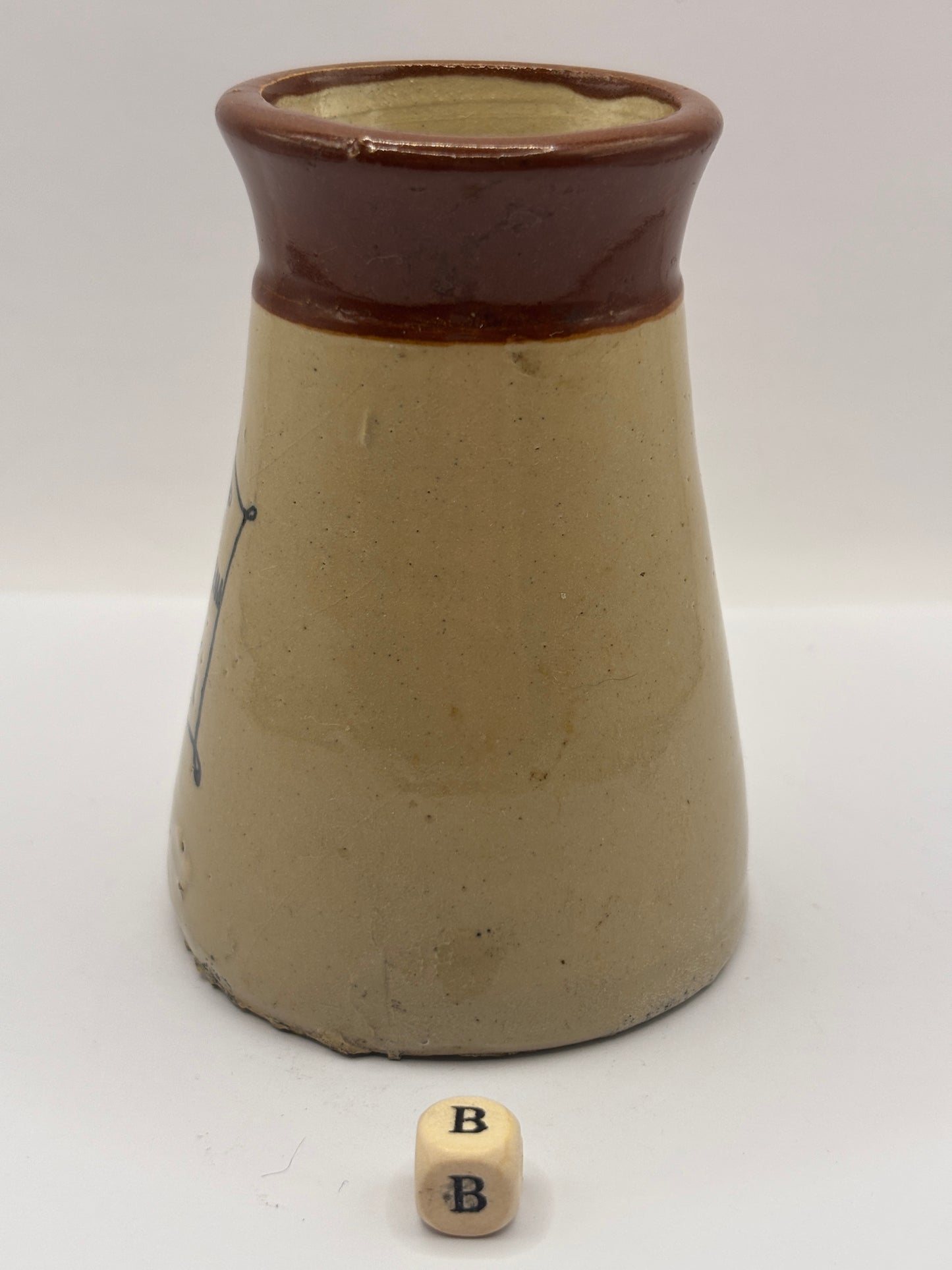 Old advertising cream pot, Cowslip (B)