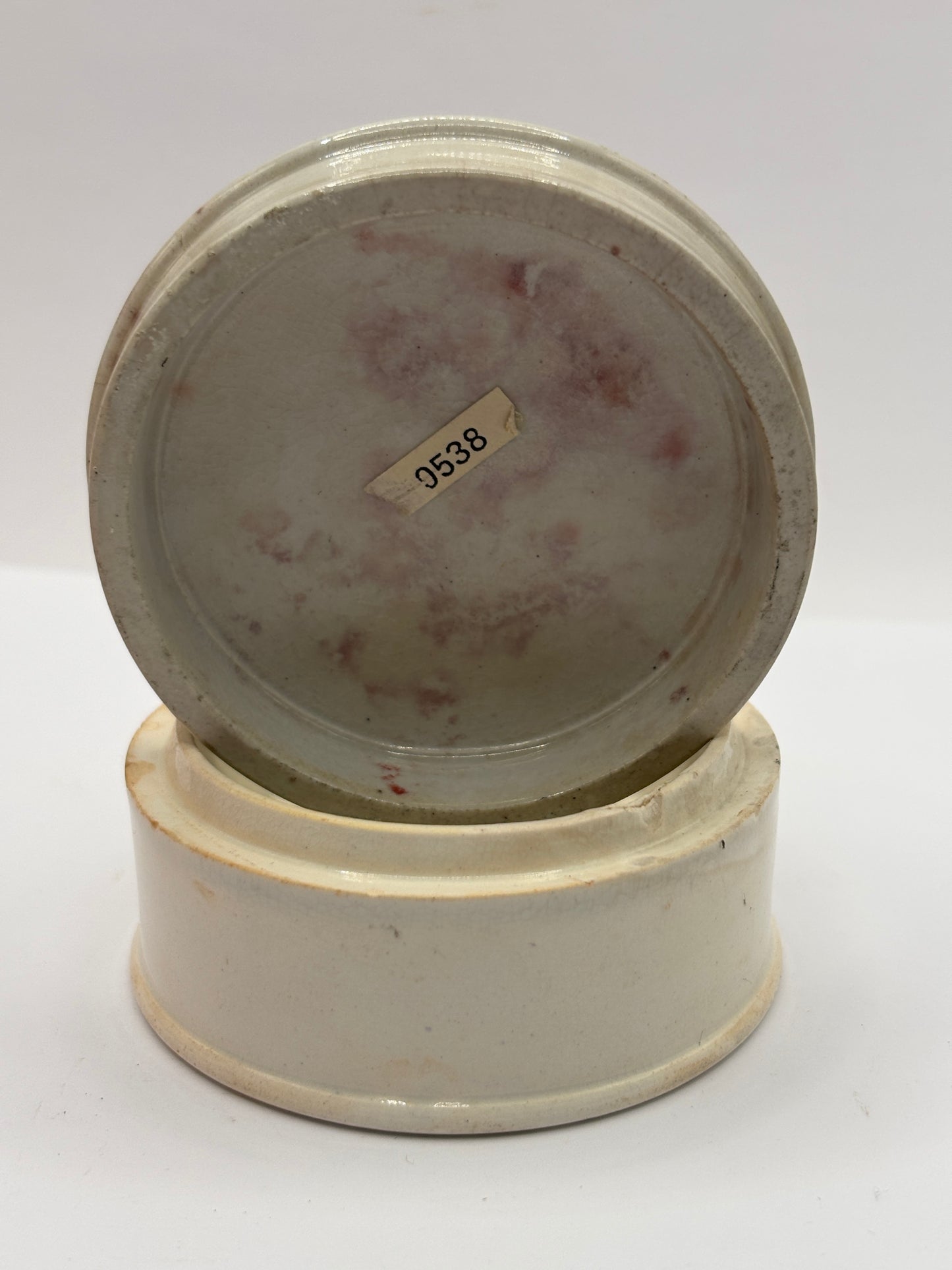 Old advertising lid and base, oriental toothpaste