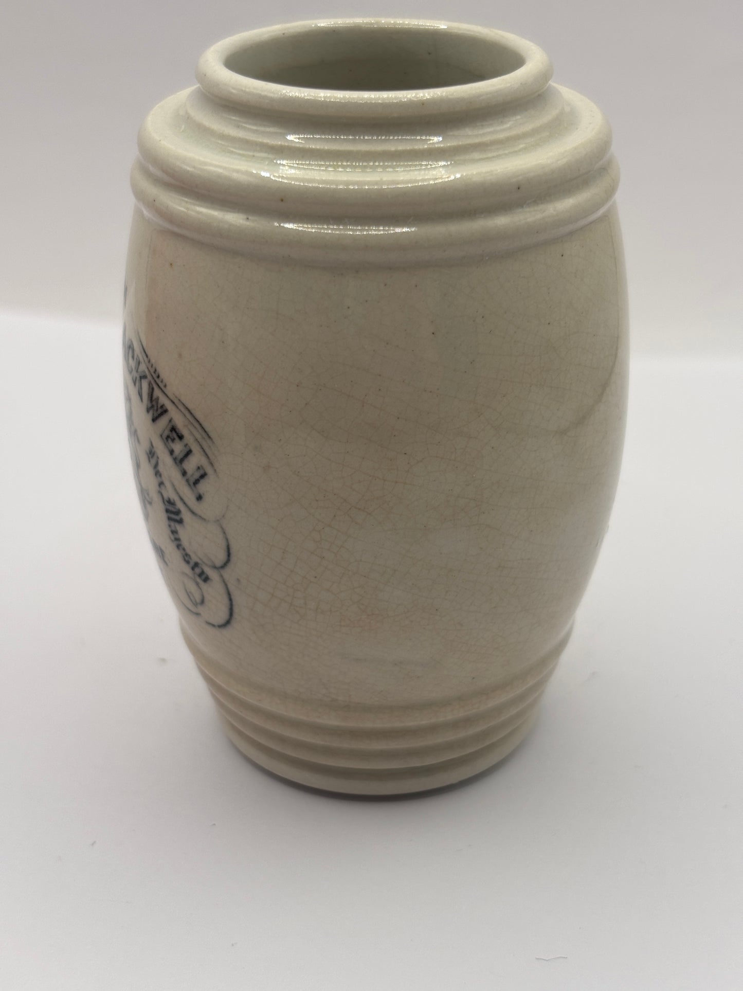Old advertising jar, Crosse & Blackwell