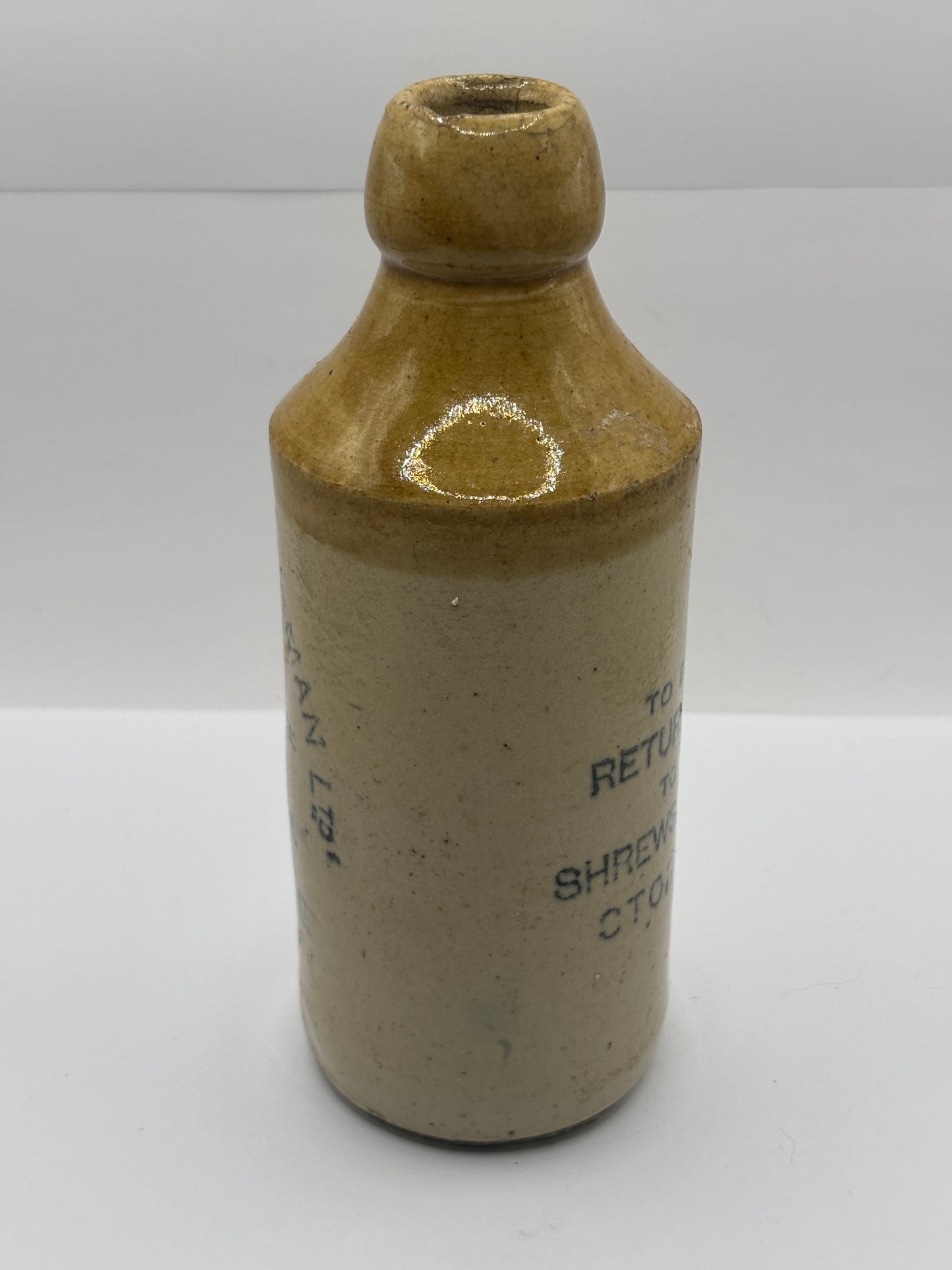 Old stoneware ginger beer bottle, lassell & sharman the brewery, Caergwrle