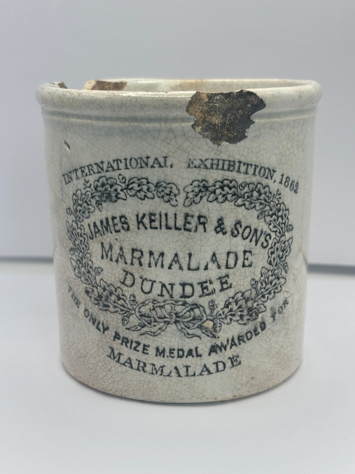 Early James Keiller Dundee marmalade 1lb