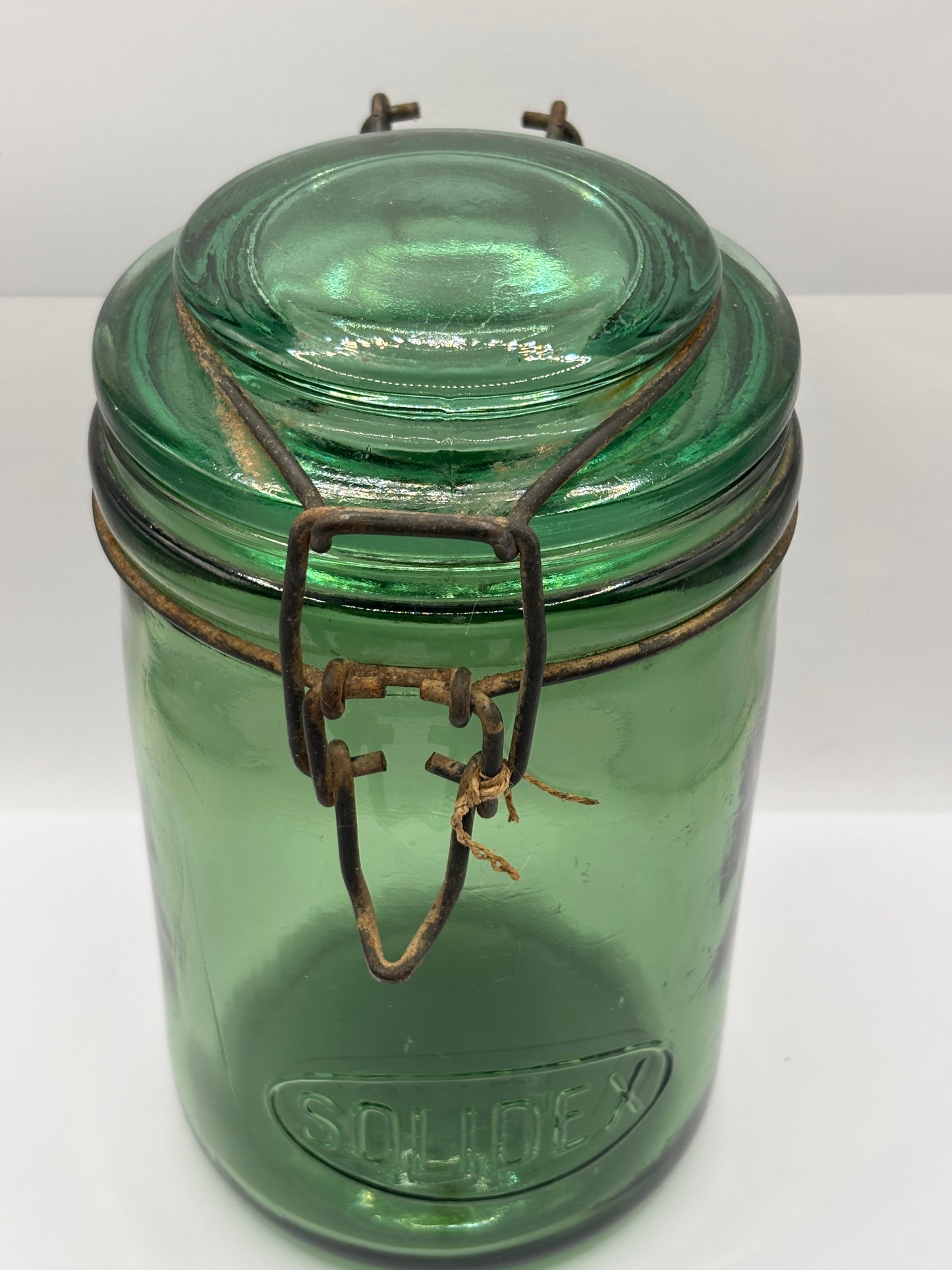 Vintage french canning jar, Solidex (a)