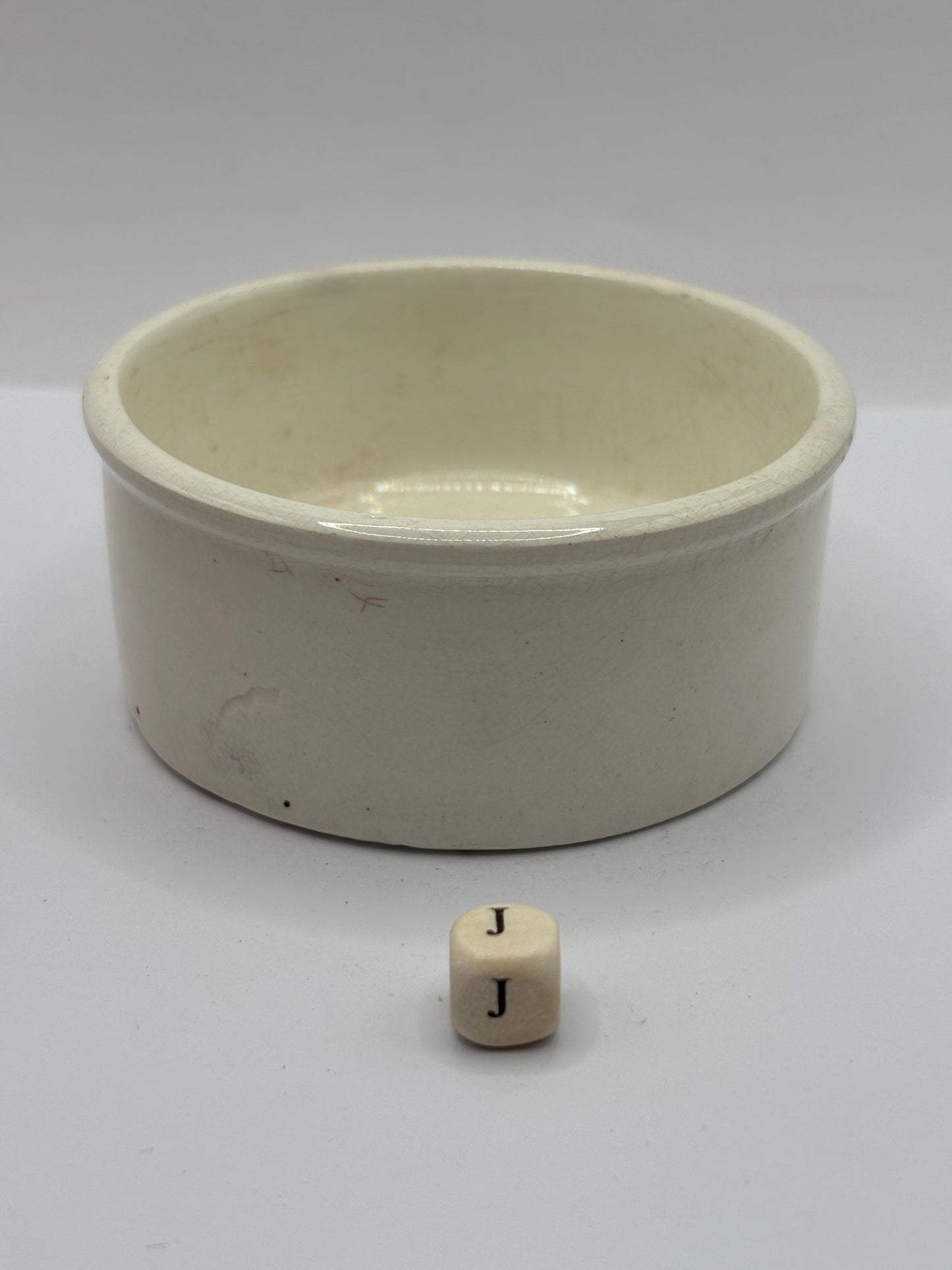 Old advertising meat paste pot, Shippams high class potted meat (J)