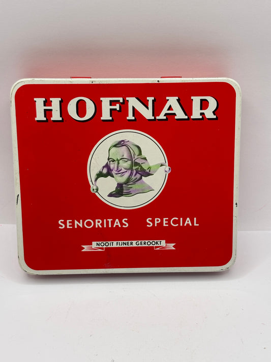Old advertising tin, Hofnar tin