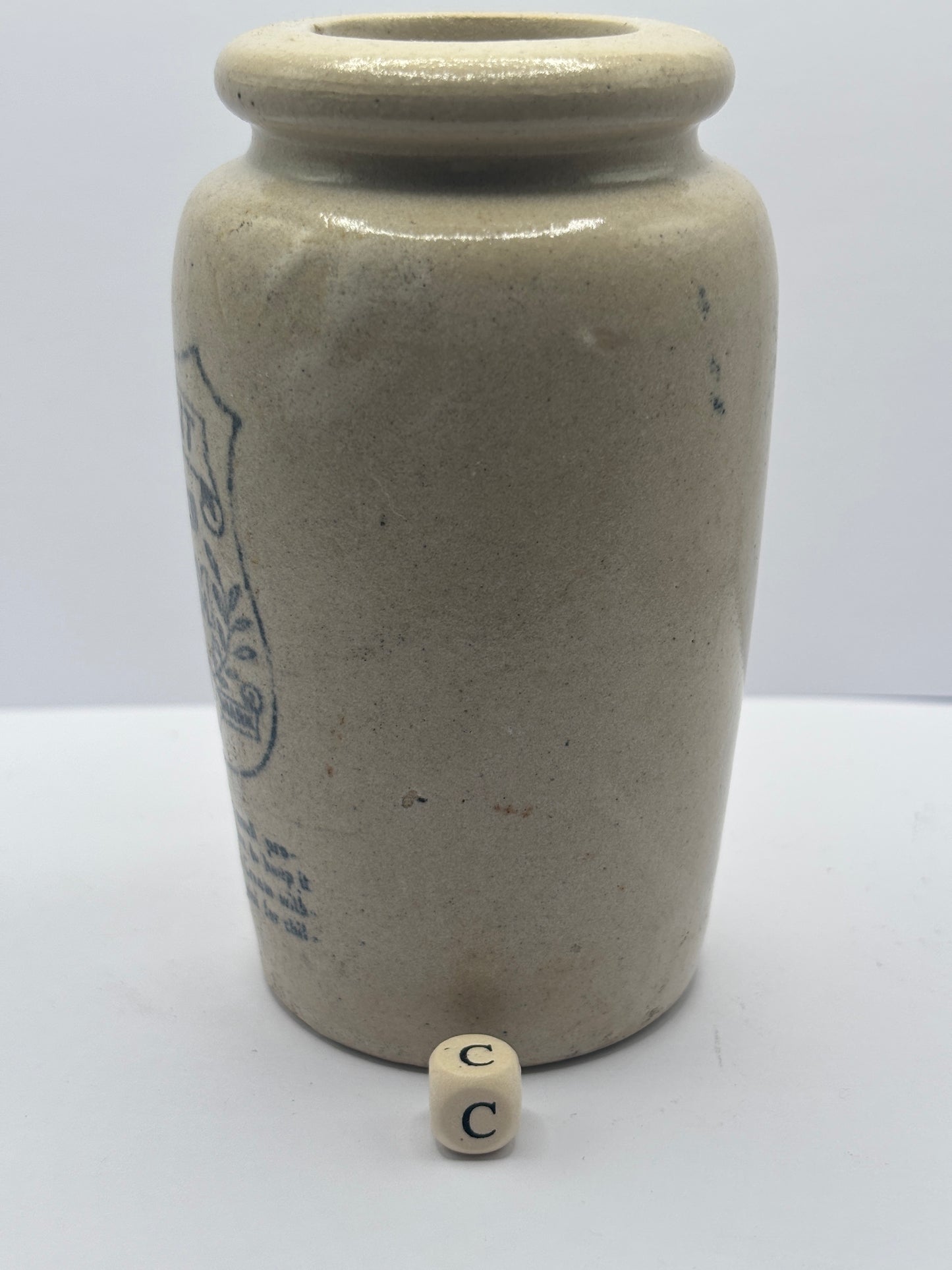 Old Dunragit stoneware cream pot (c)