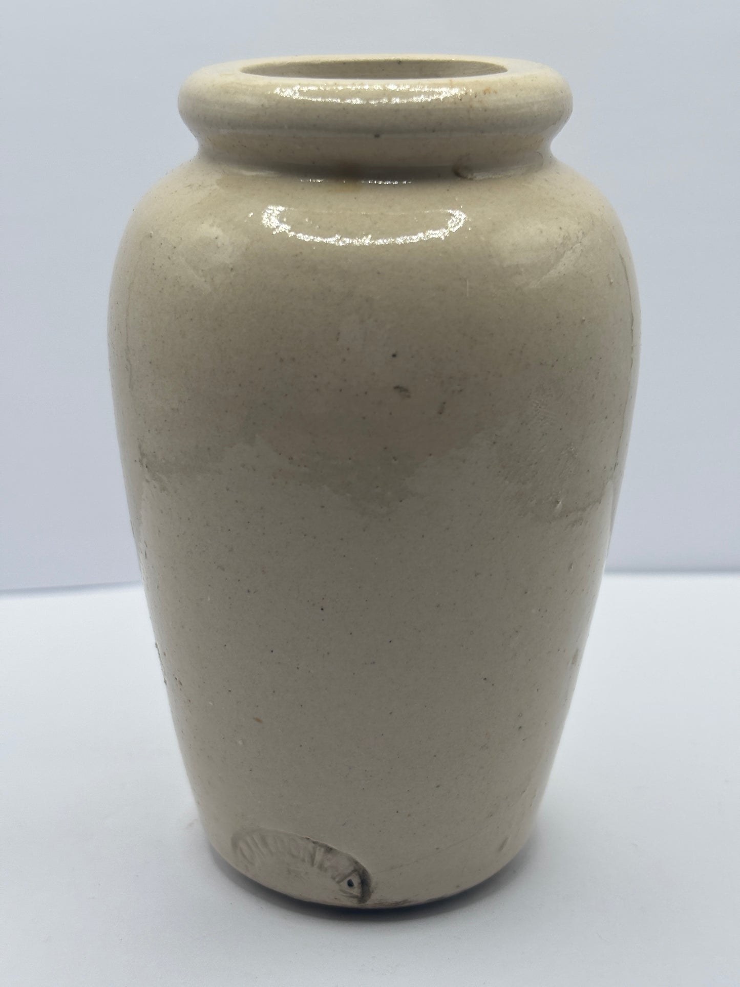 Old Stranraer rich preserved cream pot, milk maid