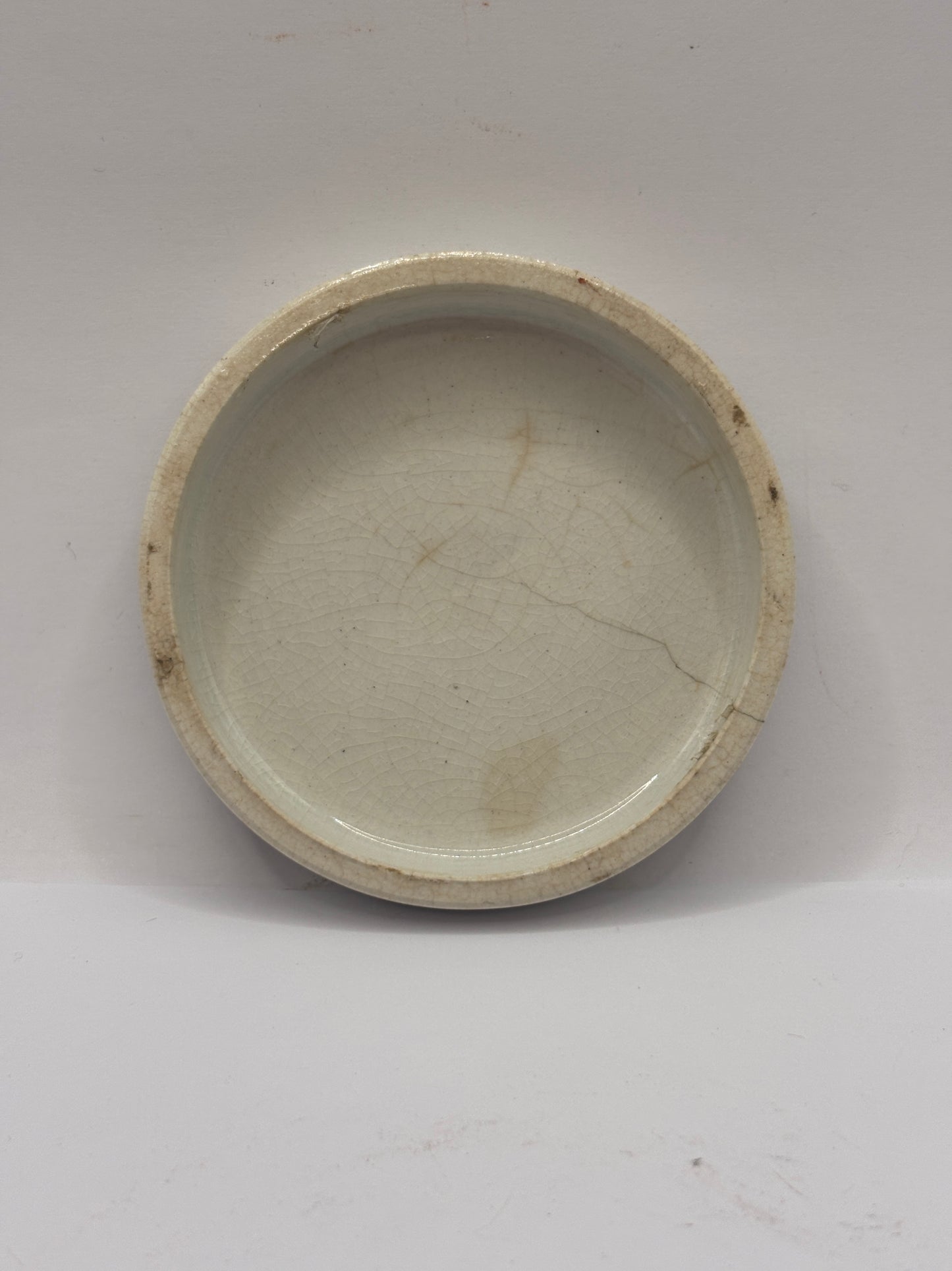 old advertising lid, Otto of rose cold cream
