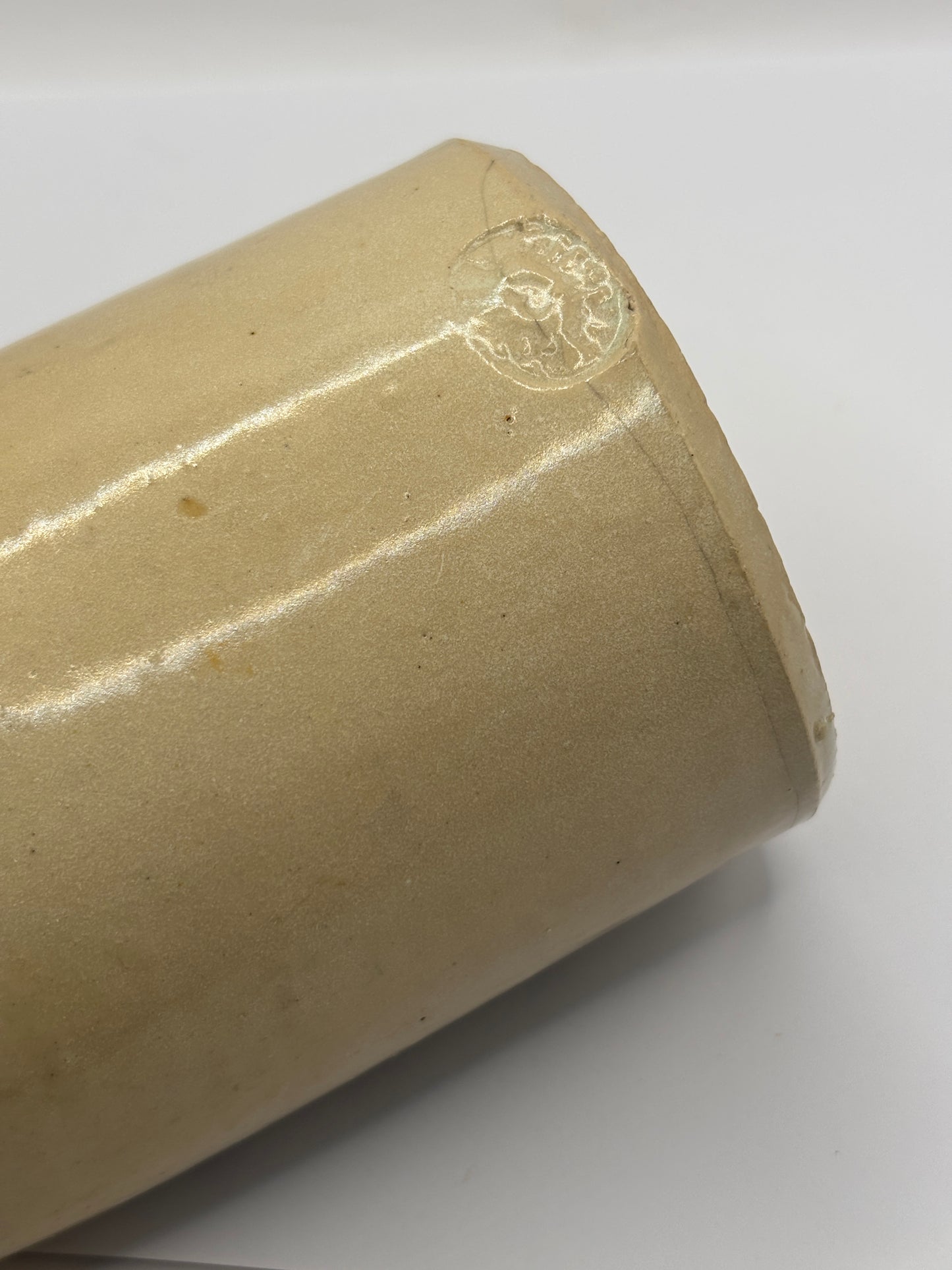 Old stoneware ginger beer bottle, Best London stout, Ventnor Isle of wight