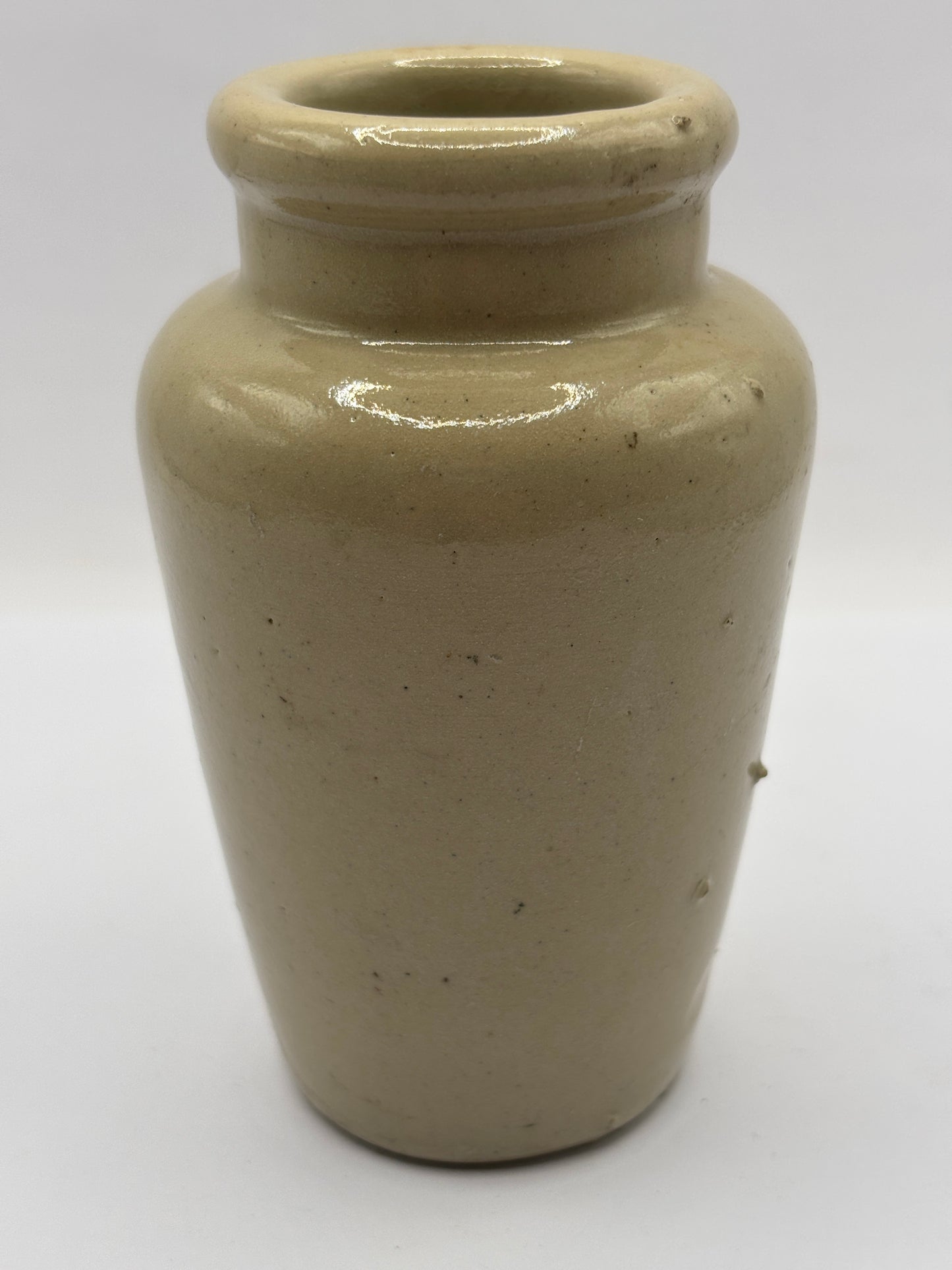 Old advertising cream pot, Richardsons thick cream Sheffield 10cms