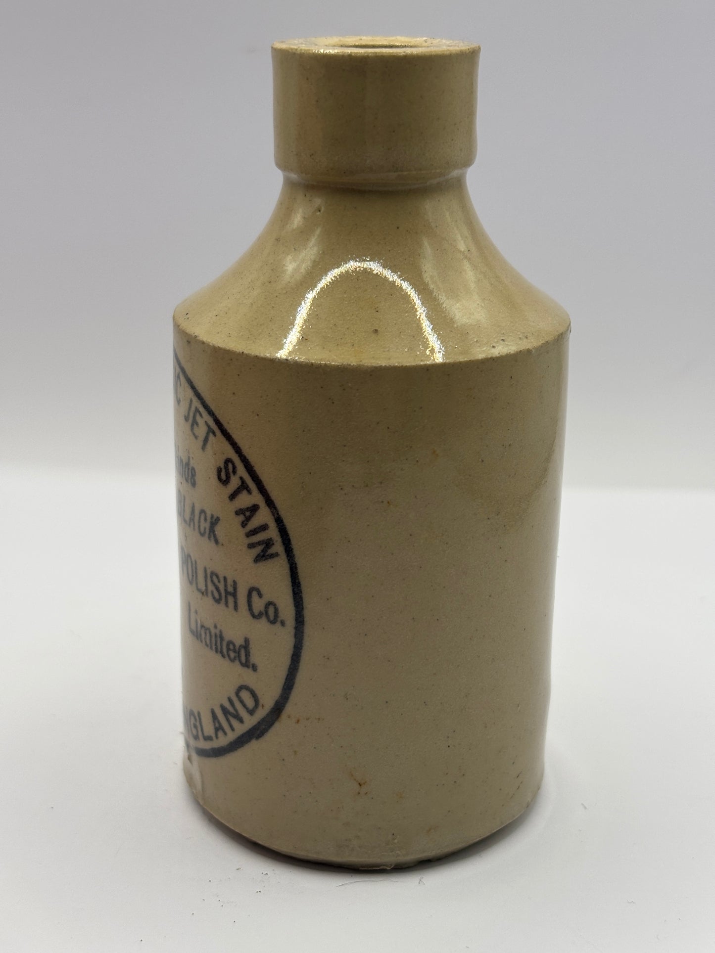 Old advertising bottle, The Leicester magic jet stain