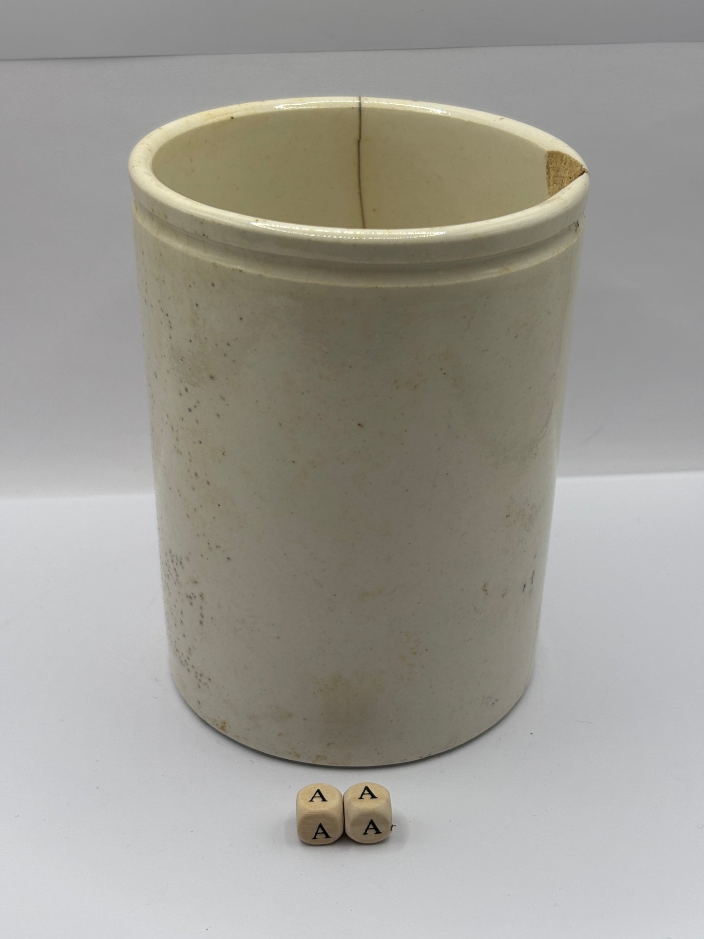 Old 2lb James Keiller Dundee marmalade Jar (aa) damaged