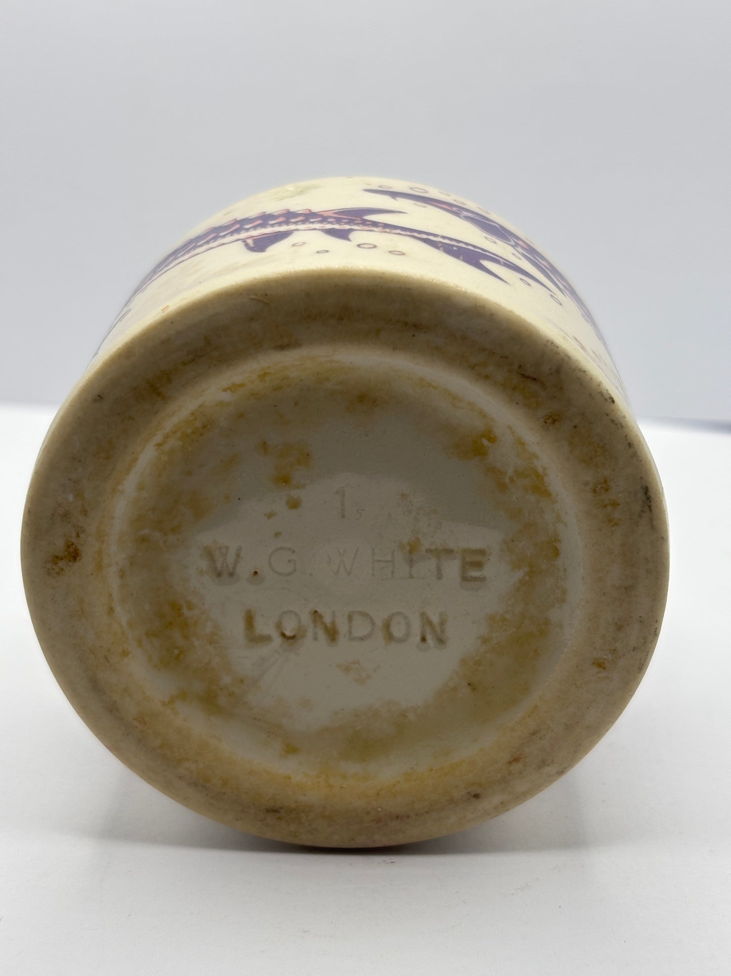 Old stoneware caviare pot